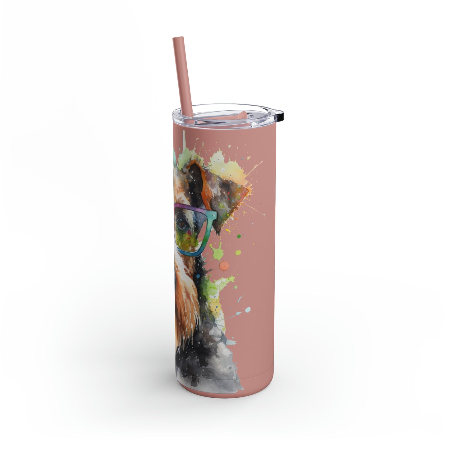 Airedale Terrier 6 Maars Maker Skinny Matte Tumbler, 20oz