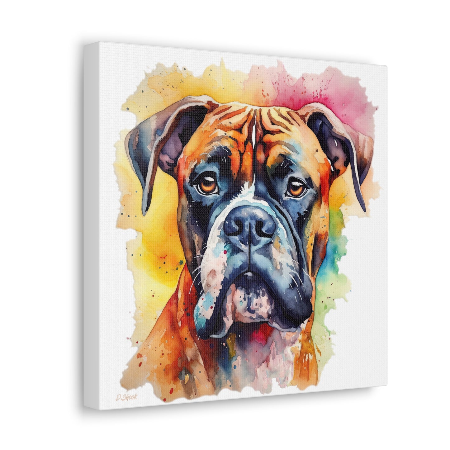 Boxer 1 Canvas Gallery Wraps
