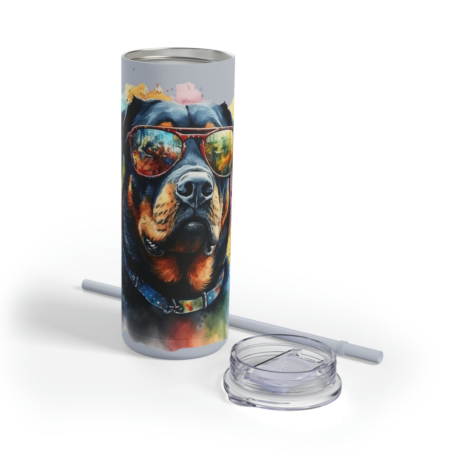 Rottweiler 6 Maars Maker Skinny Matte Tumbler, 20oz
