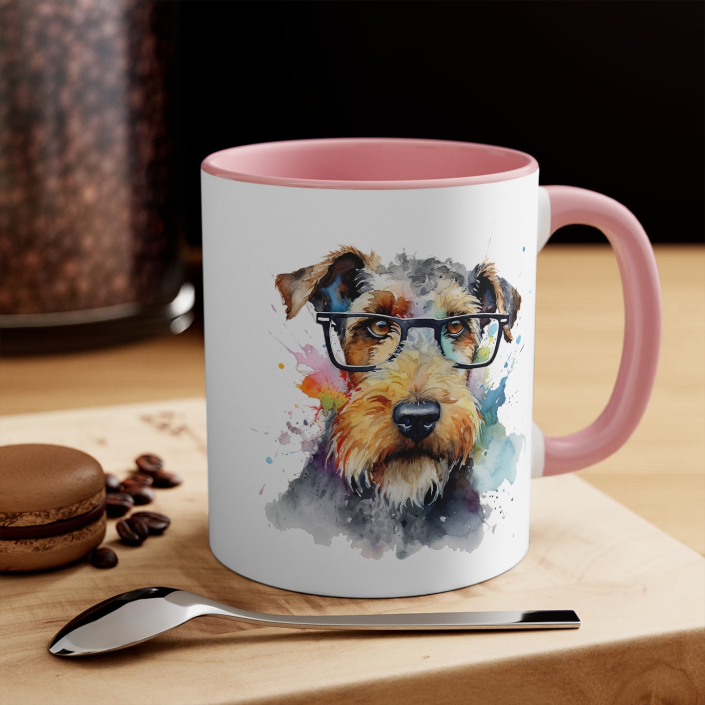 Airedale Terrier 7 Accent Mugs