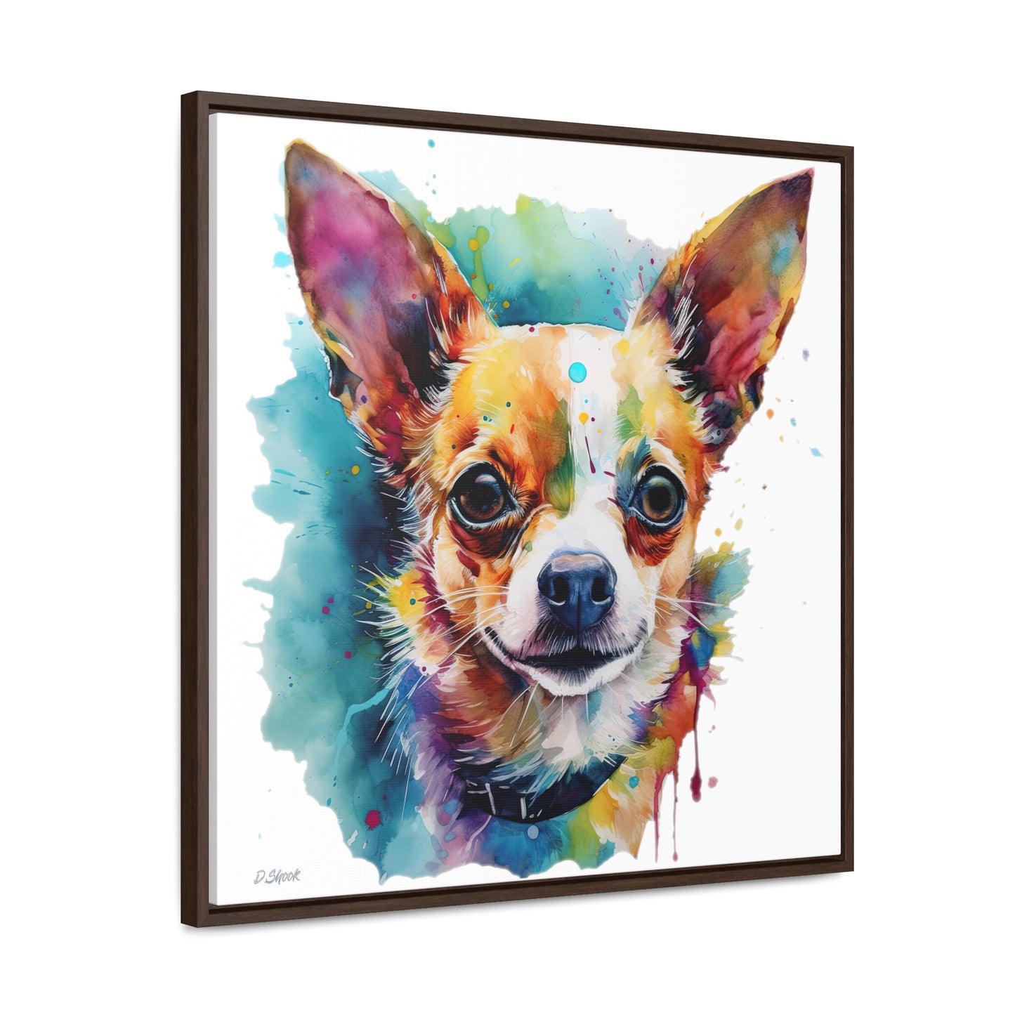 Chihuahua 1 Gallery Canvas Wraps, Square Frame