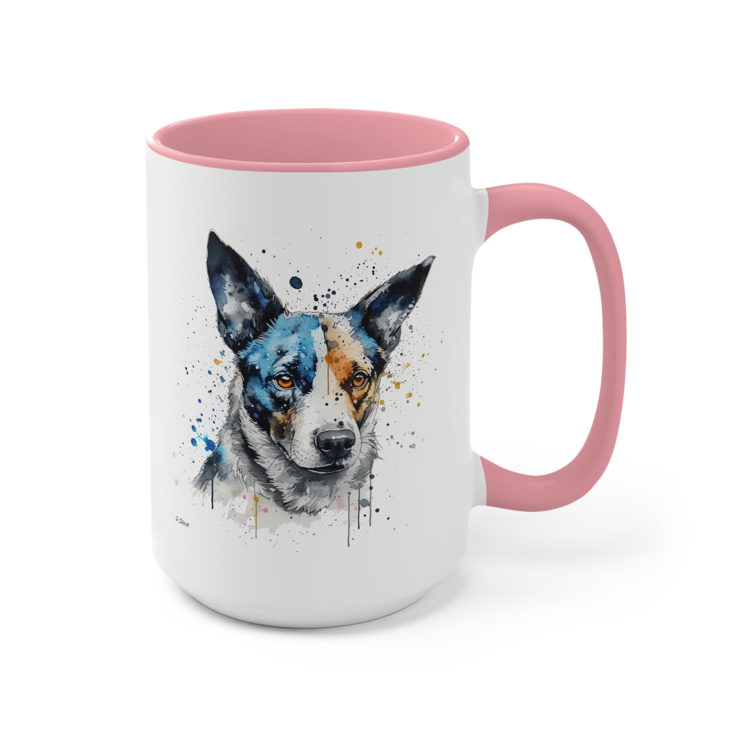 Blue Heeler 1 Accent Mugs