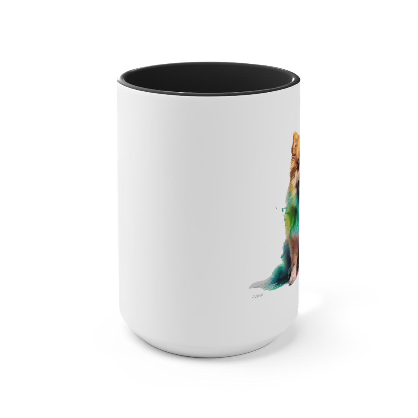 Pomeranian 1 Accent Mugs