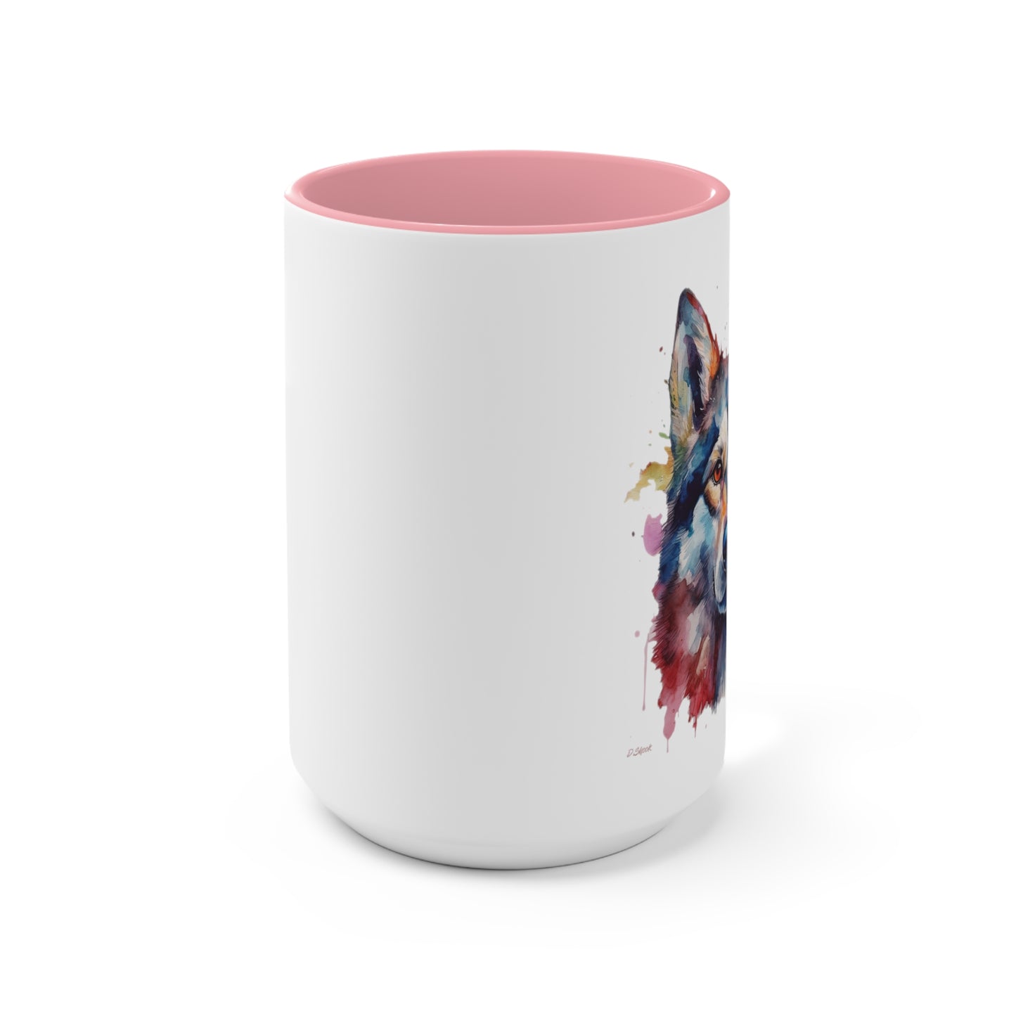 Siberian Husky 4 Accent Mugs