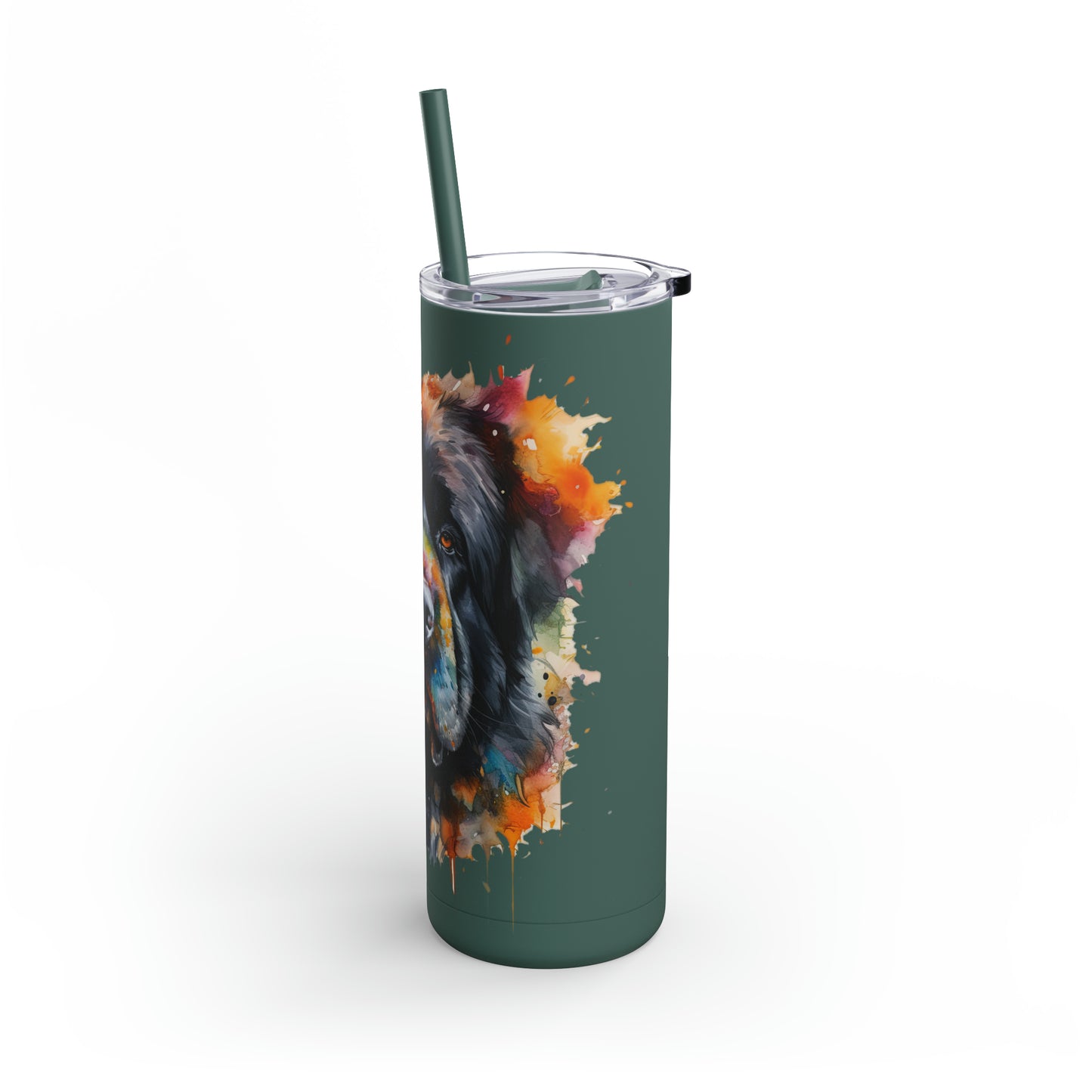 Newfoundland Dog 2 Maars Maker Skinny Matte Tumbler, 20oz
