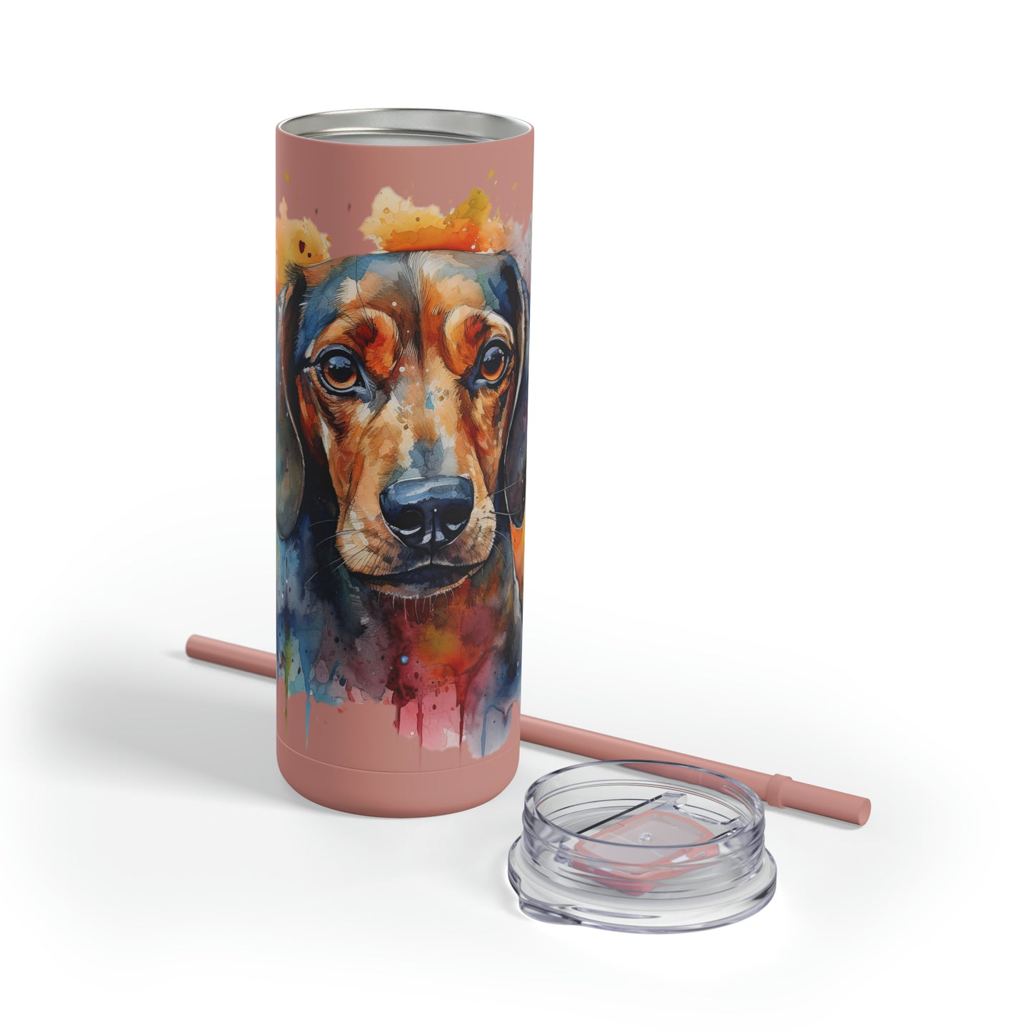 Dachshund 4 Maars Maker Skinny Matte Tumbler, 20oz