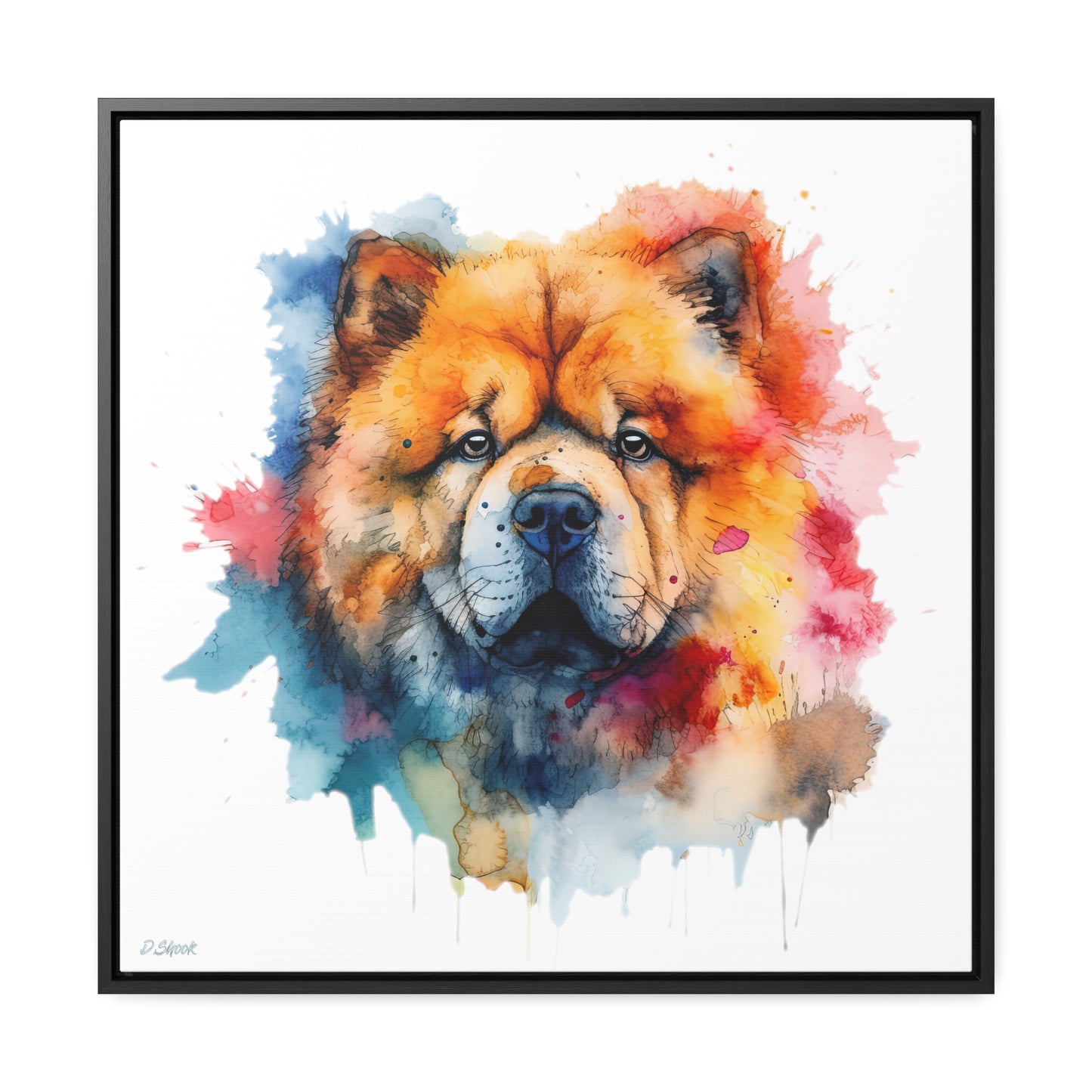 Chow Chow 1 Gallery Canvas Wraps, Square Frame