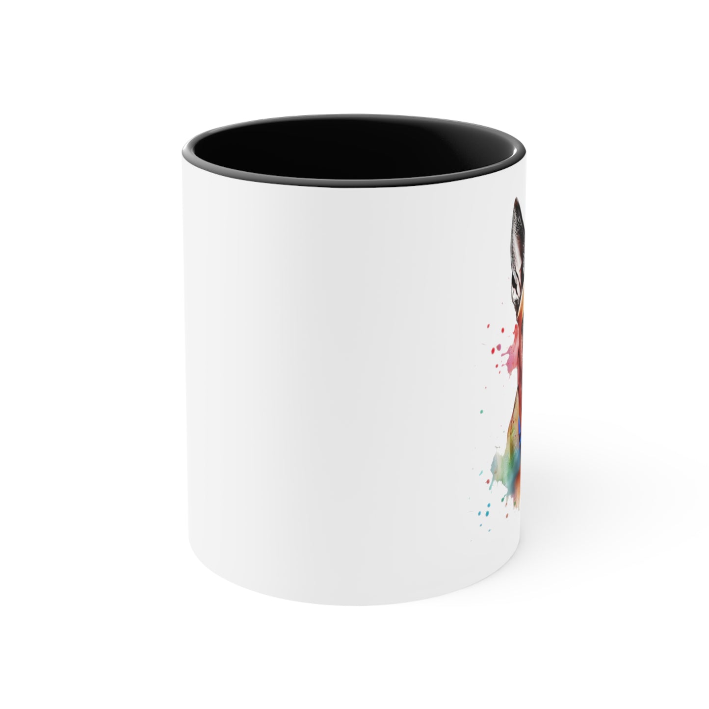 Belgium Malinois 4 Accent Mugs