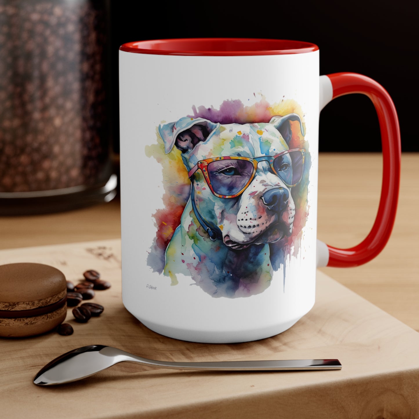 Pitbull 5 Accent Mugs