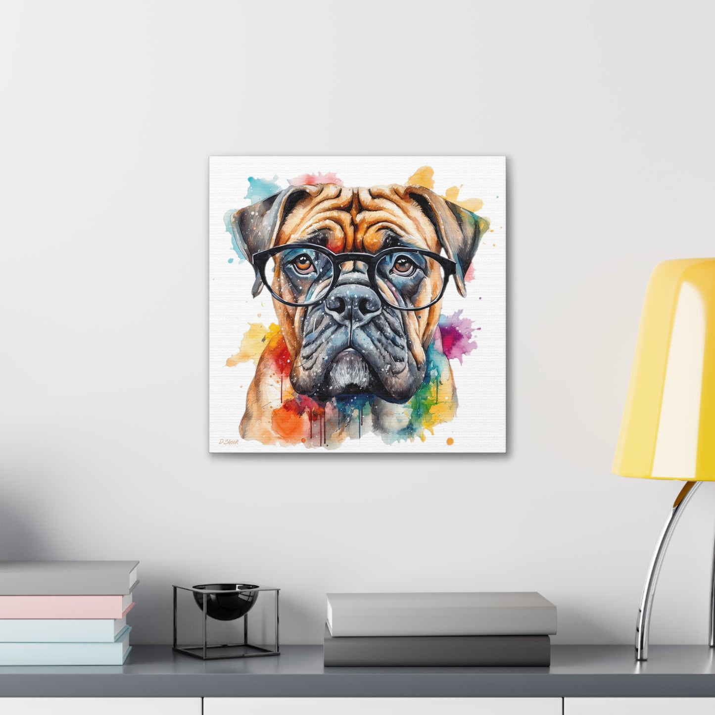 Bullmastiff 6 Canvas Gallery Wraps