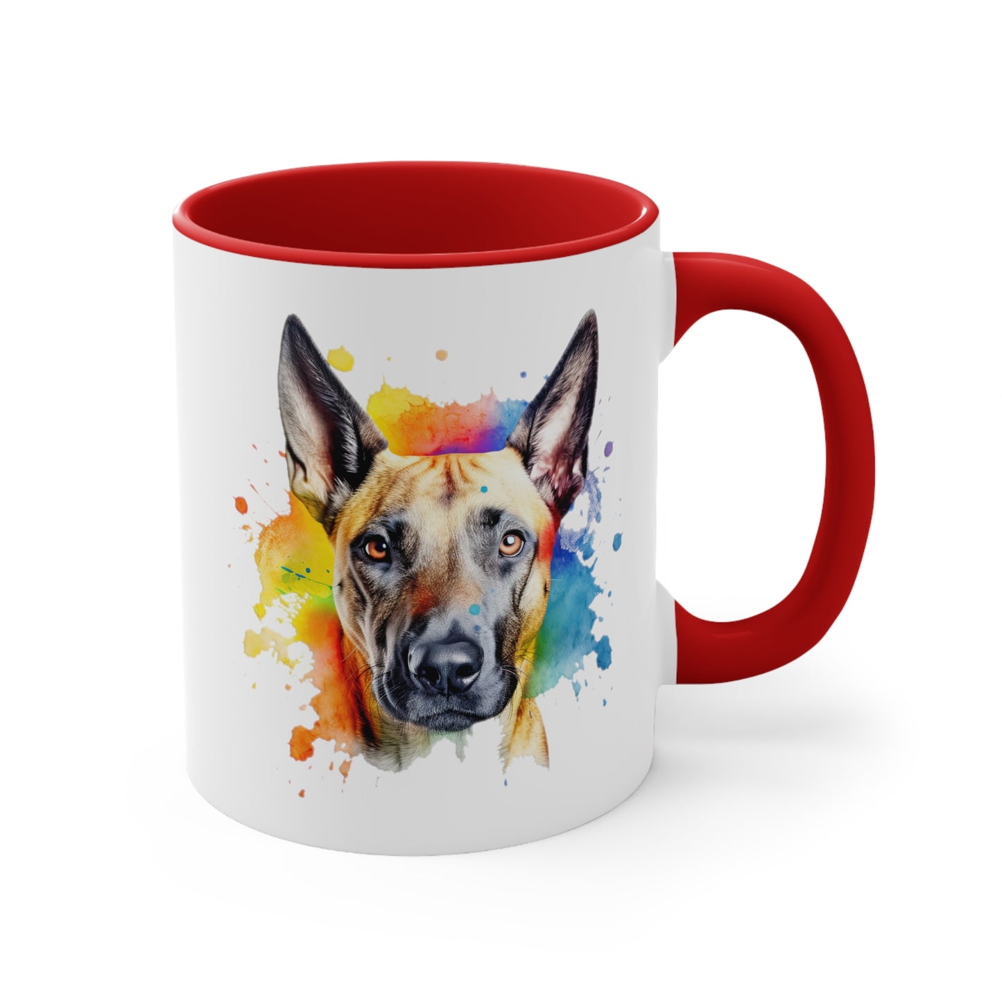 Belgium Malinois 3 Accent Mugs