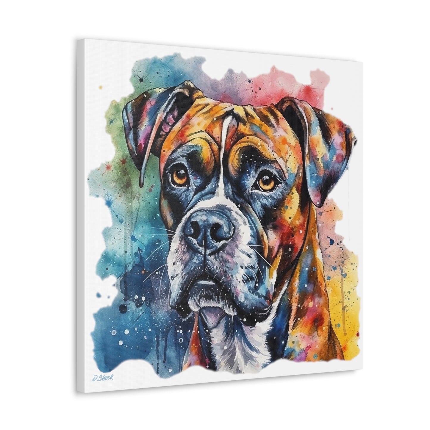 Boxer 3 Canvas Gallery Wraps
