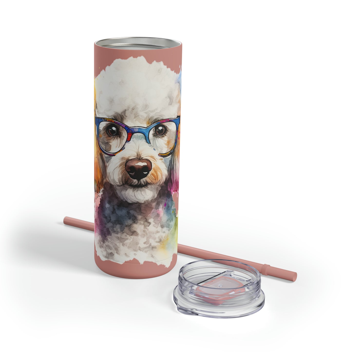 Poodle 10 Maars Maker Skinny Matte Tumbler, 20oz