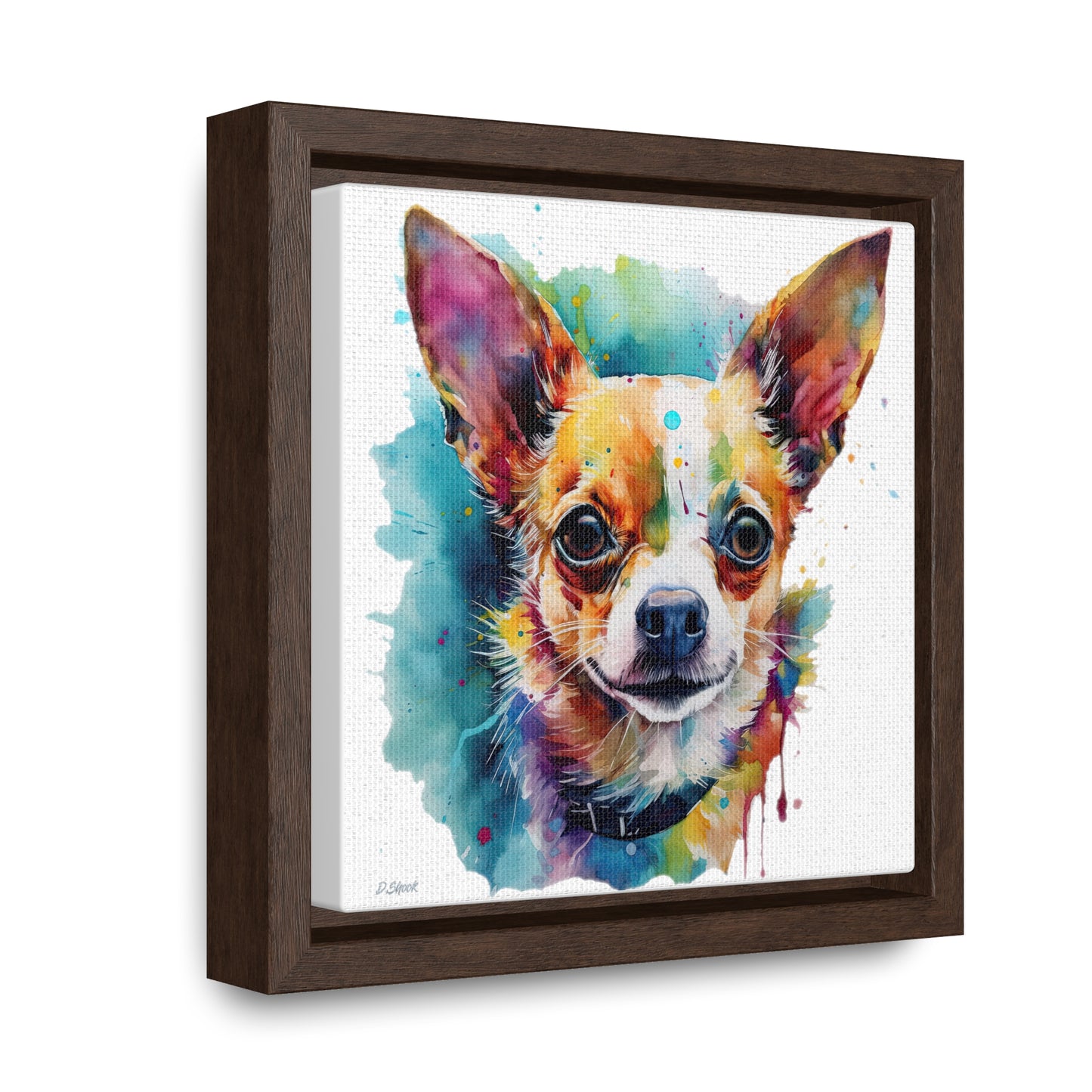 Chihuahua 1 Gallery Canvas Wraps, Square Frame
