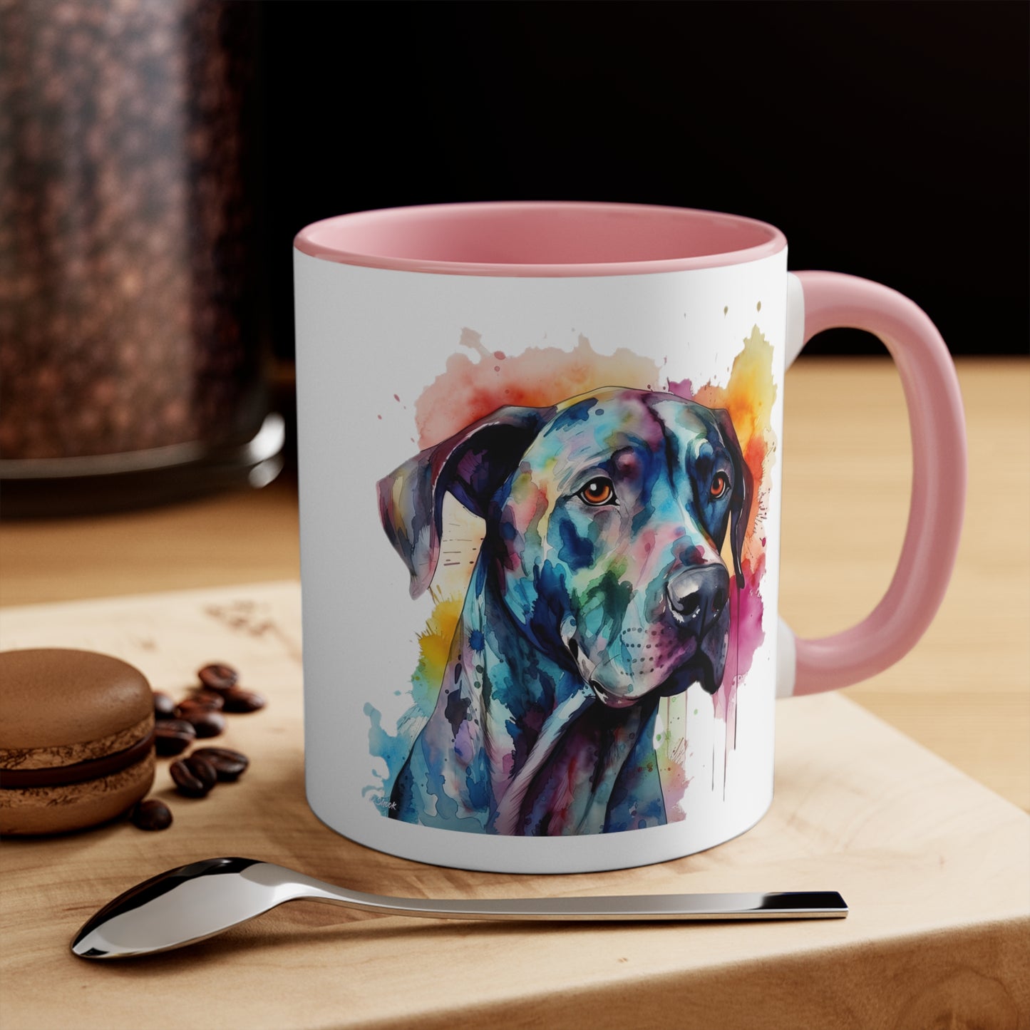 Great Dane 1 Accent Mugs