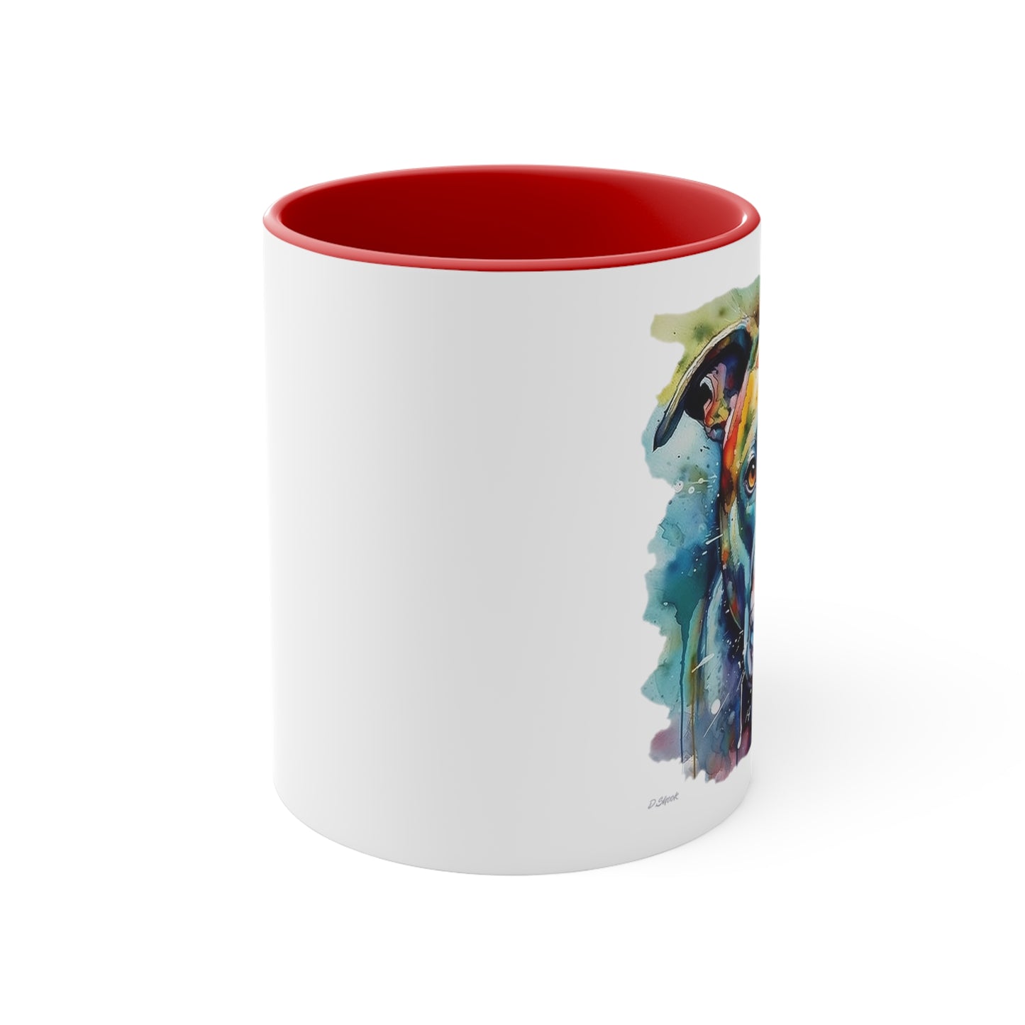 Pitbull 1 Accent Mugs