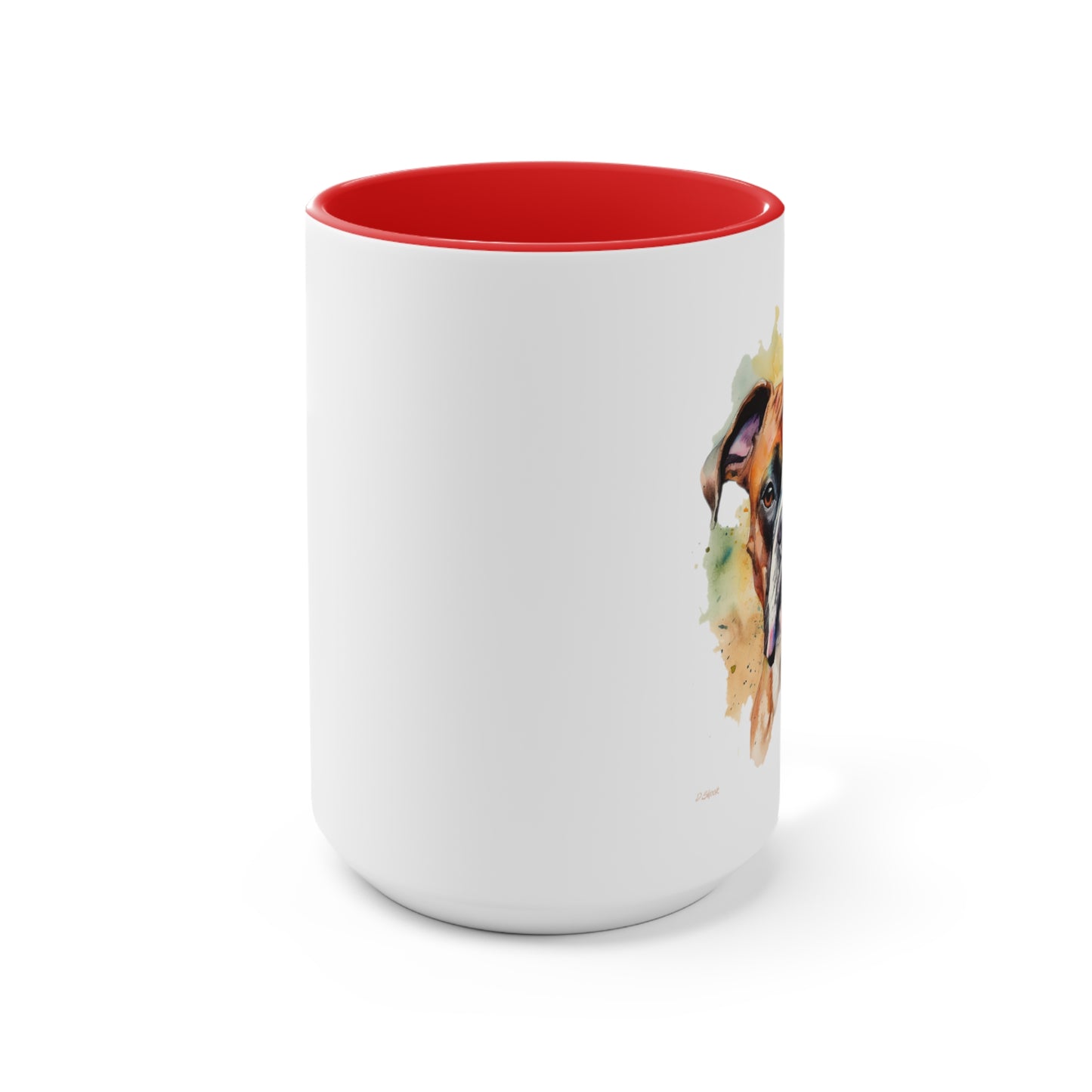 Boxer 2 Accent Mugs