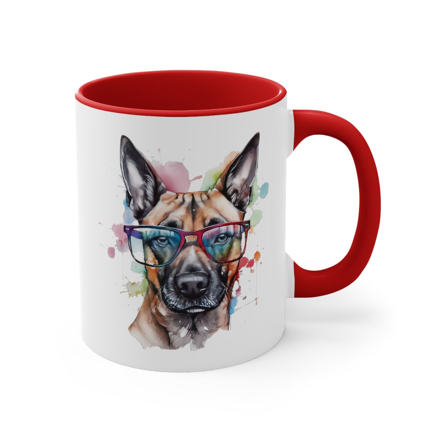 Belgium Malinois 5 Accent Mugs