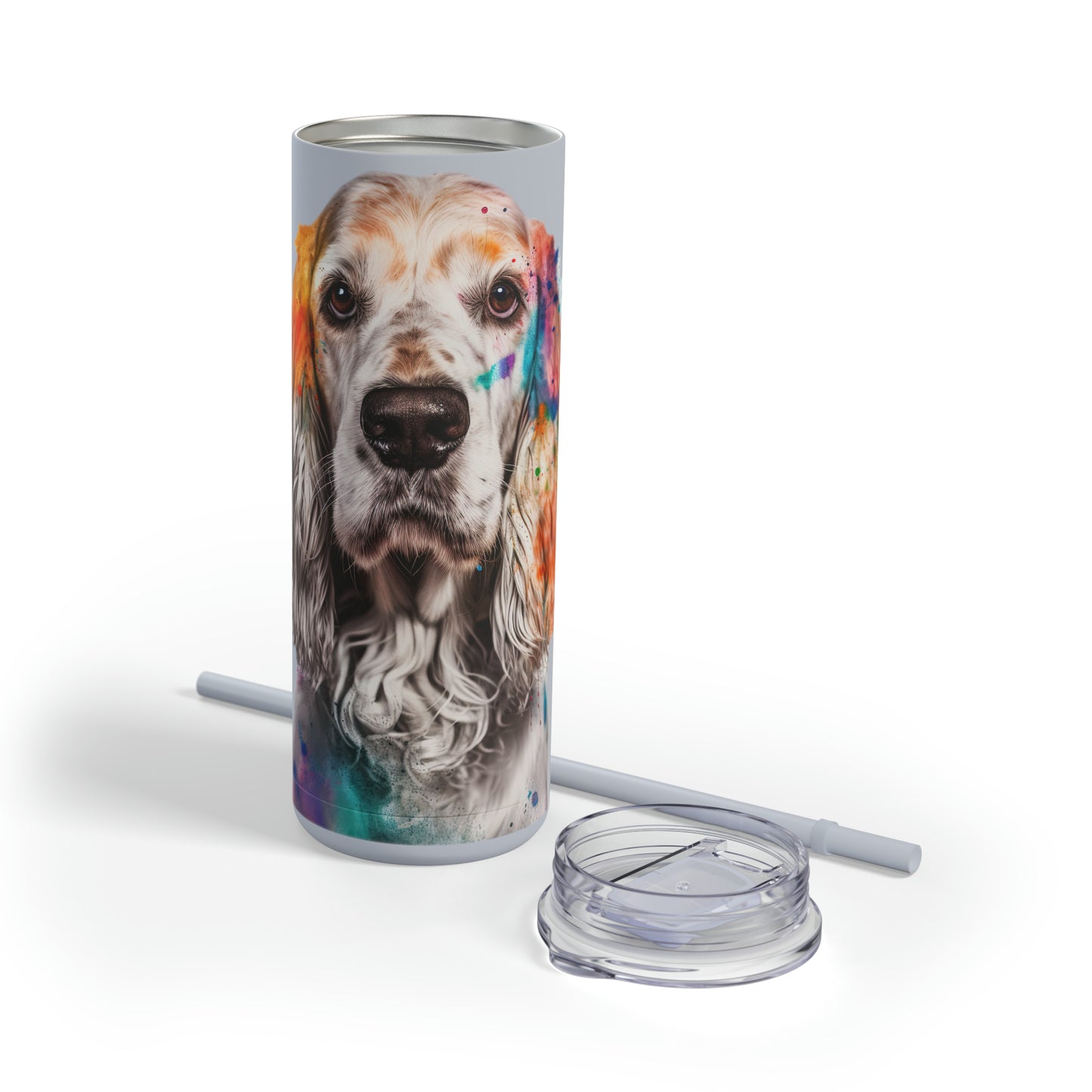 English Cocker Spaniel 3 Maars Maker Skinny Matte Tumbler, 20oz