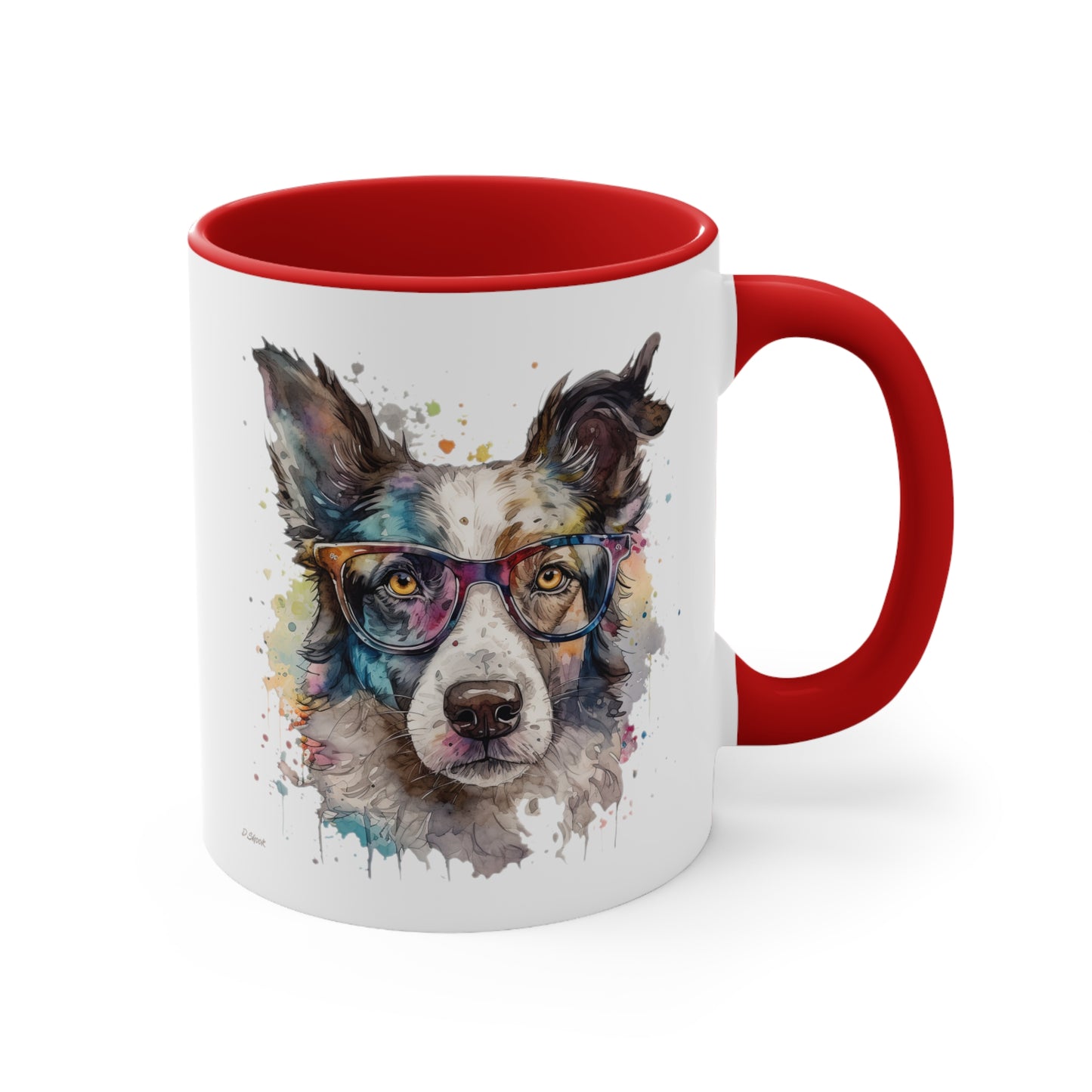 Border Collie 7 Accent Mugs