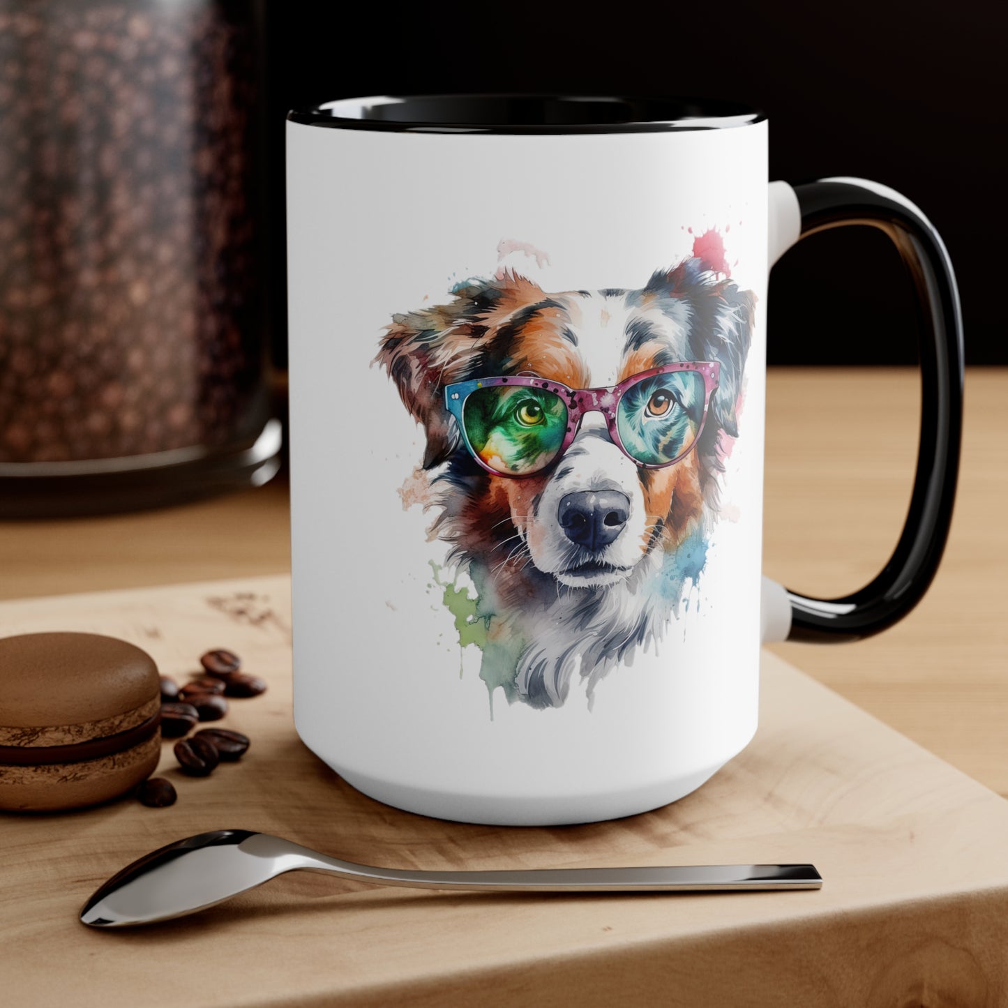 Australian Shepherd 5 Accent Mugs
