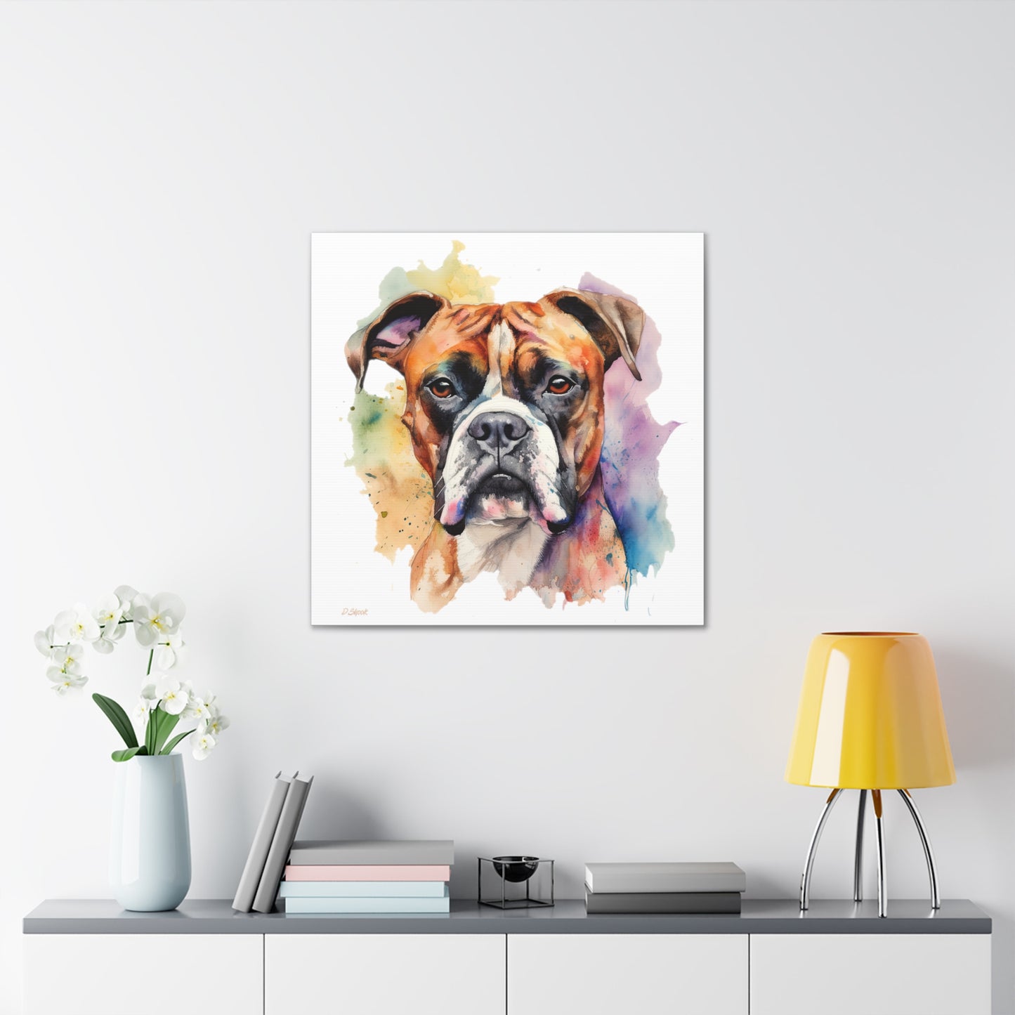 Boxer 2 Canvas Gallery Wraps