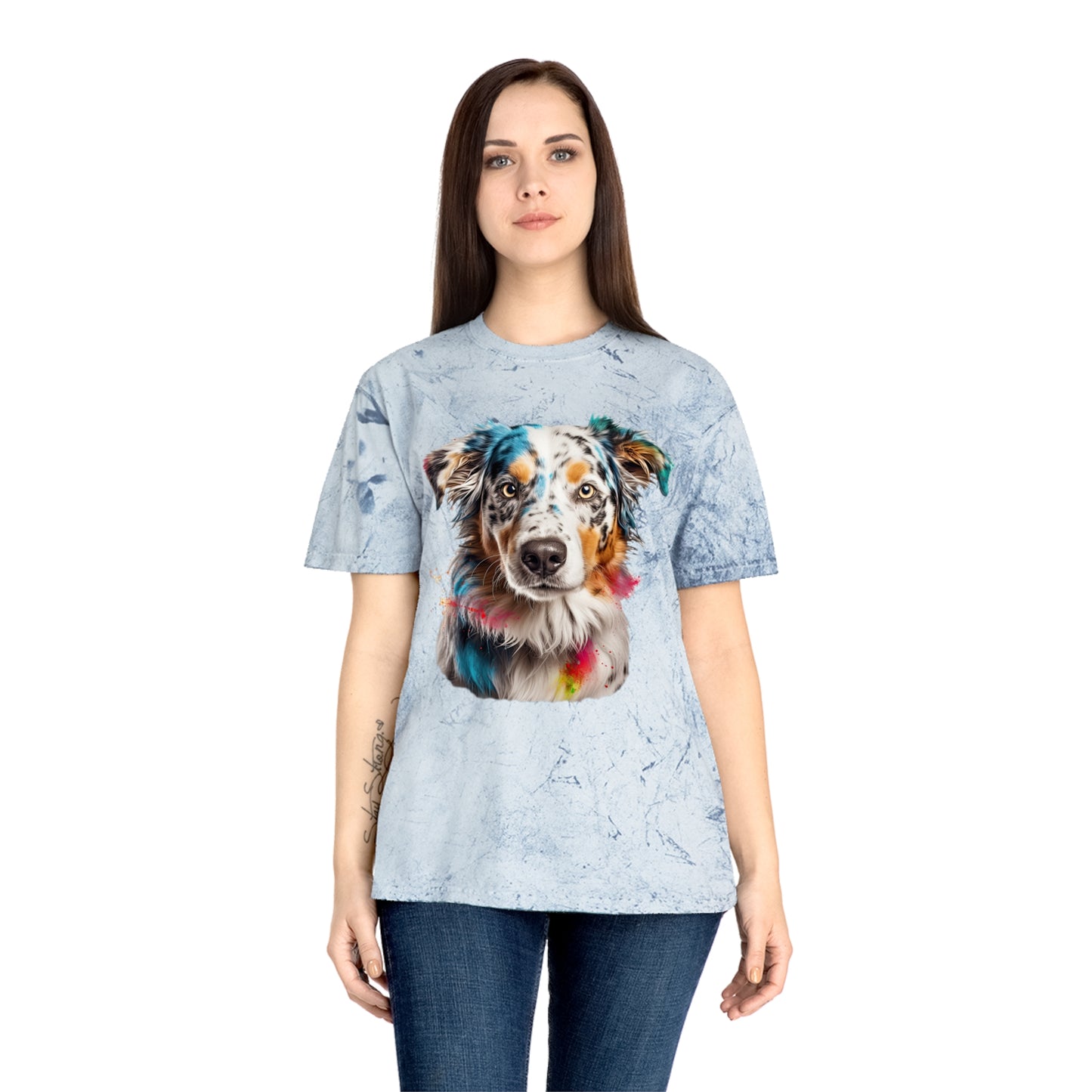 Australian Shepherd 3 Unisex Color Blast T-Shirt
