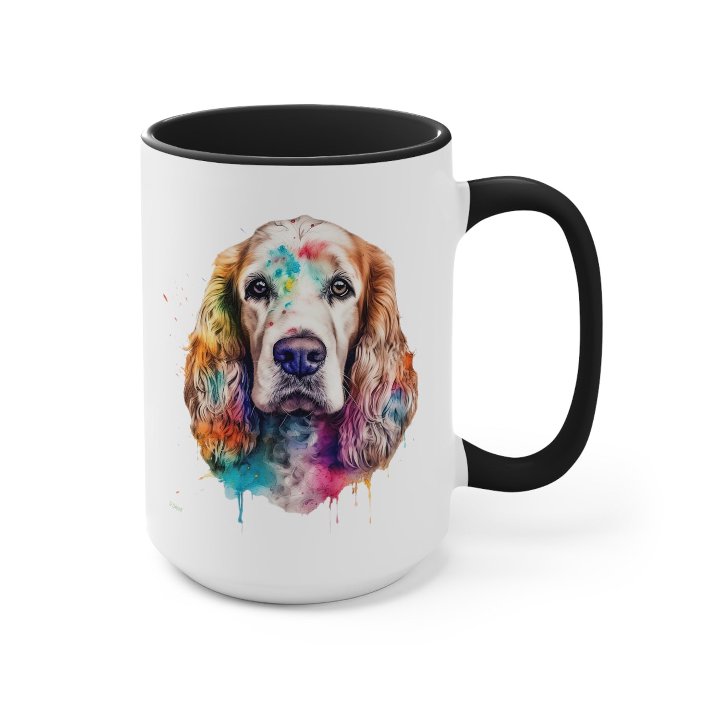 English Cocker Spaniel 2 Accent Mugs