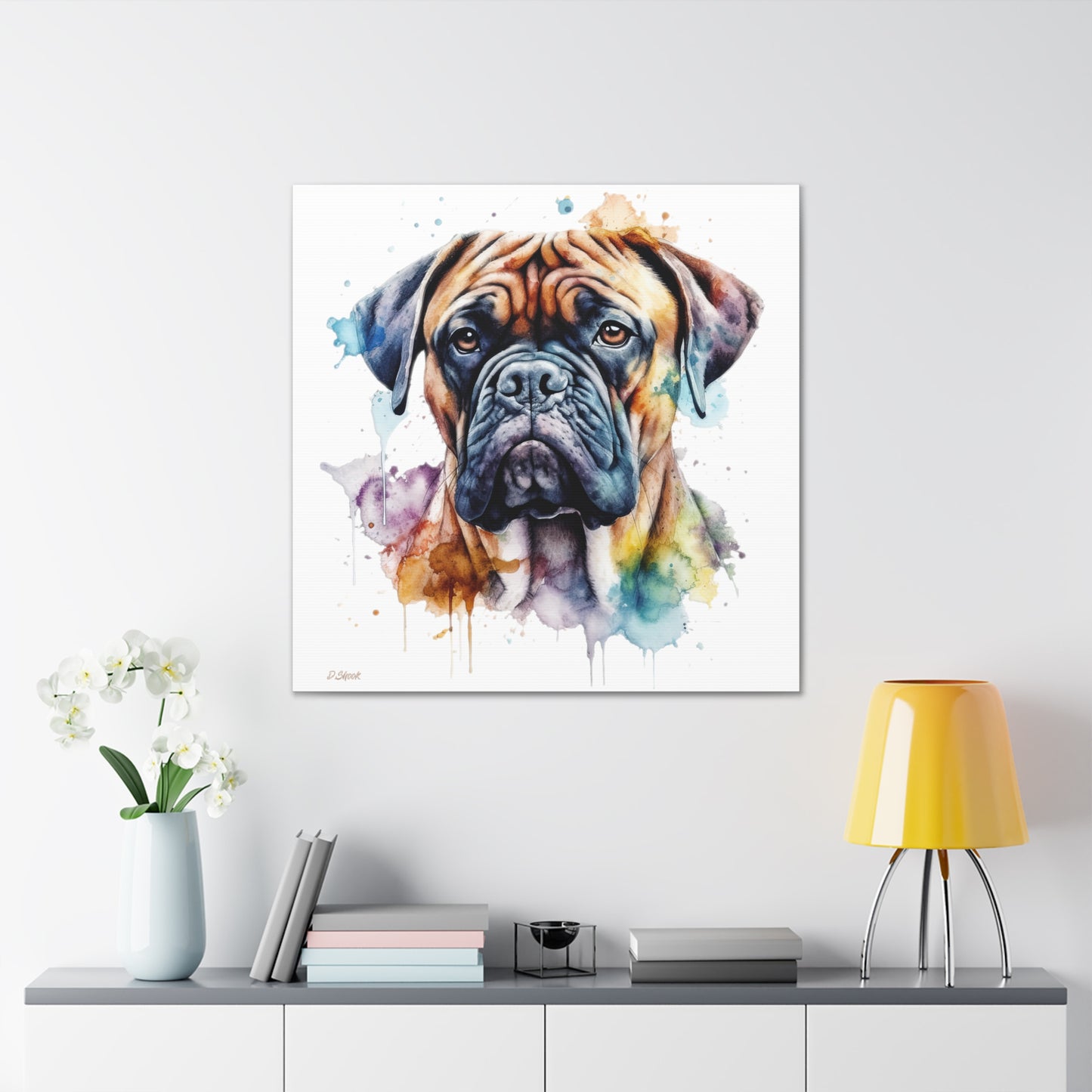 Bullmastiff 1 Canvas Gallery Wraps