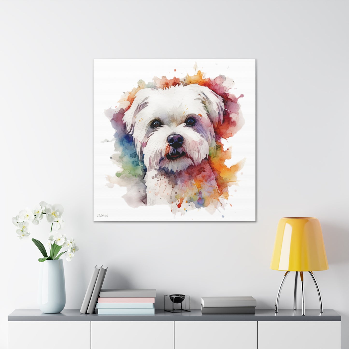 Maltese Dog 2 Canvas Gallery Wraps