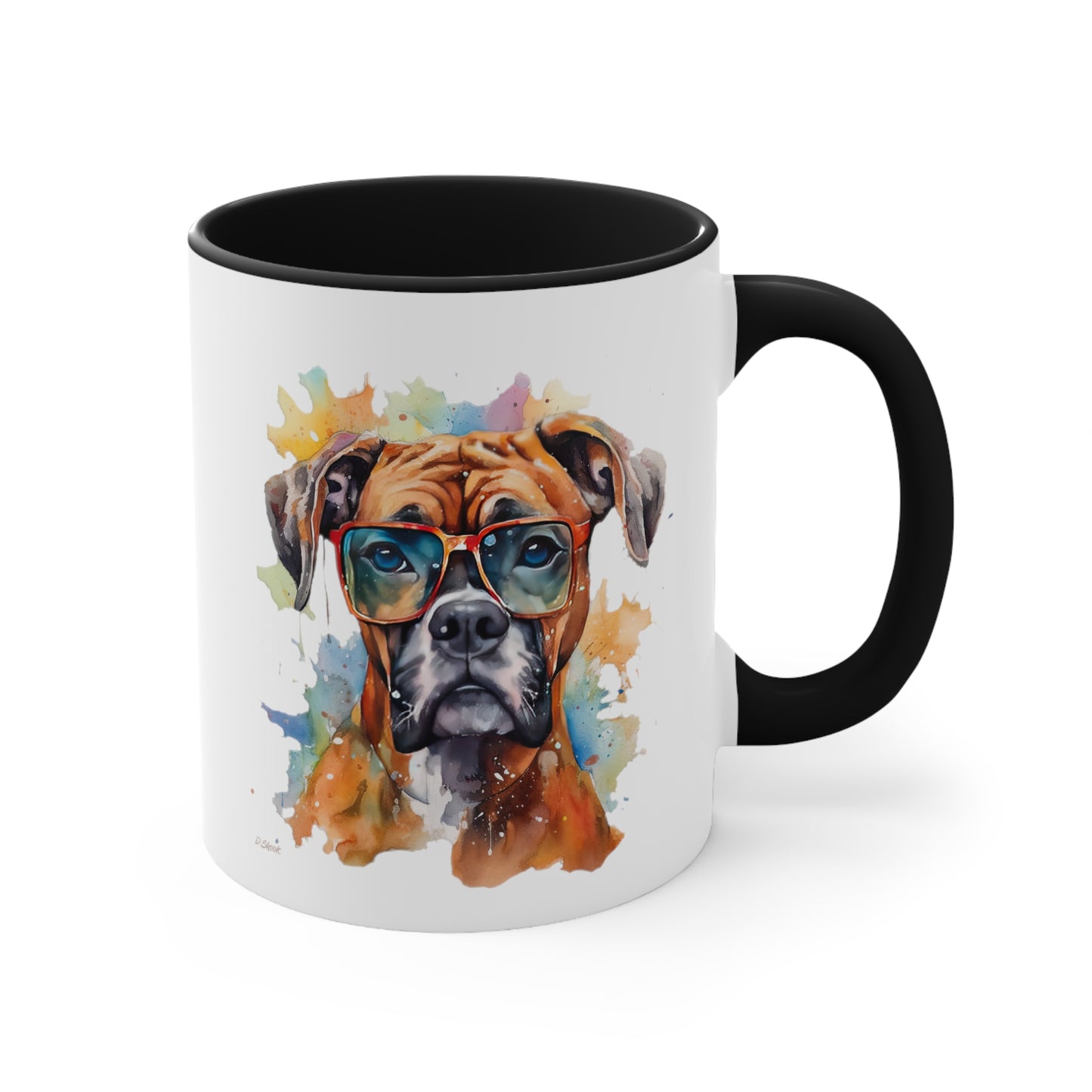 Boxer 4 Accent Mugs