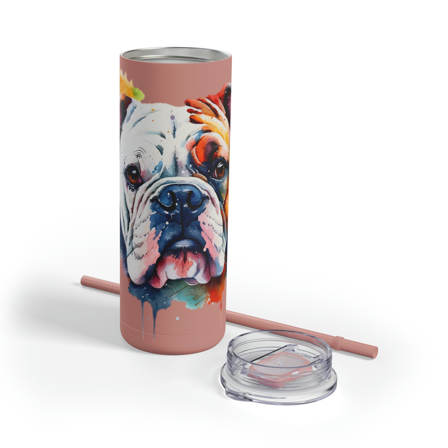 Bulldog 4 Maars Maker Skinny Matte Tumbler, 20oz