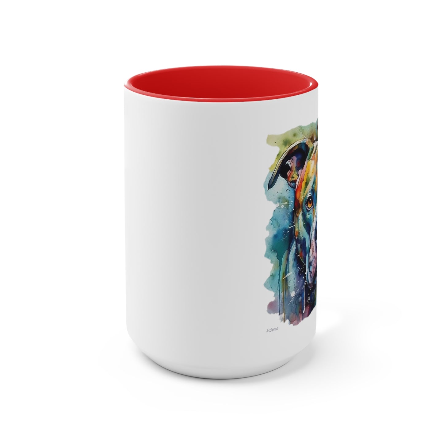 Pitbull 1 Accent Mugs
