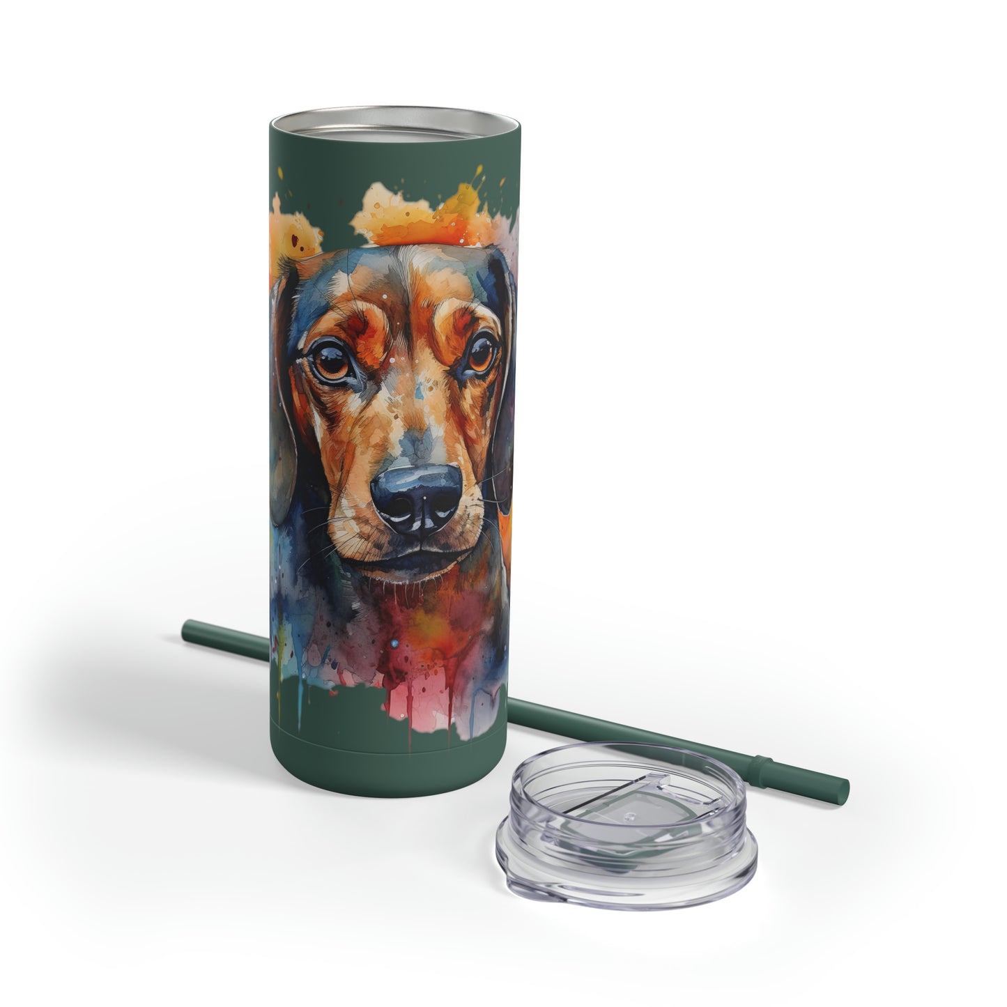 Dachshund 4 Maars Maker Skinny Matte Tumbler, 20oz