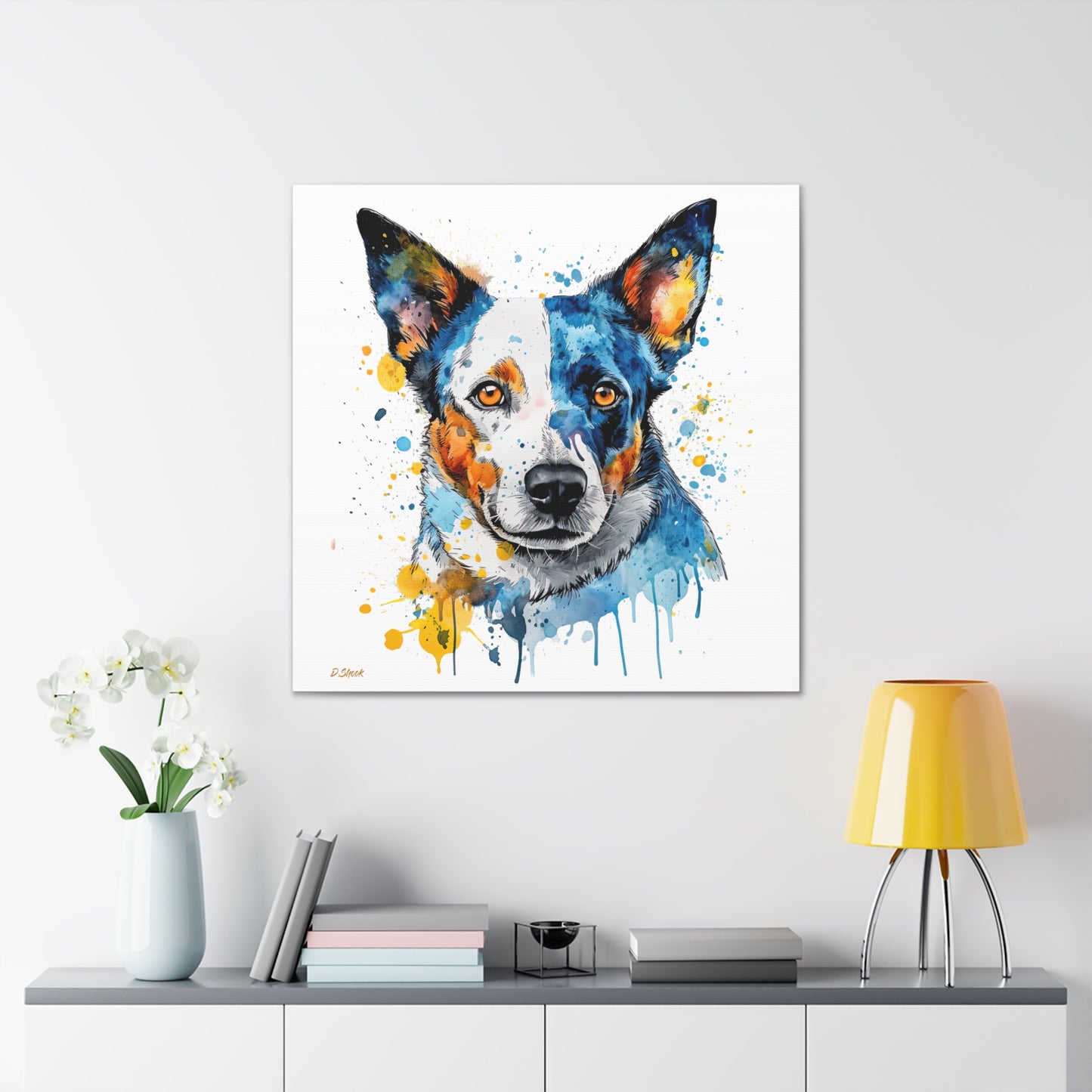 Blue Heeler 2 Canvas Gallery Wraps