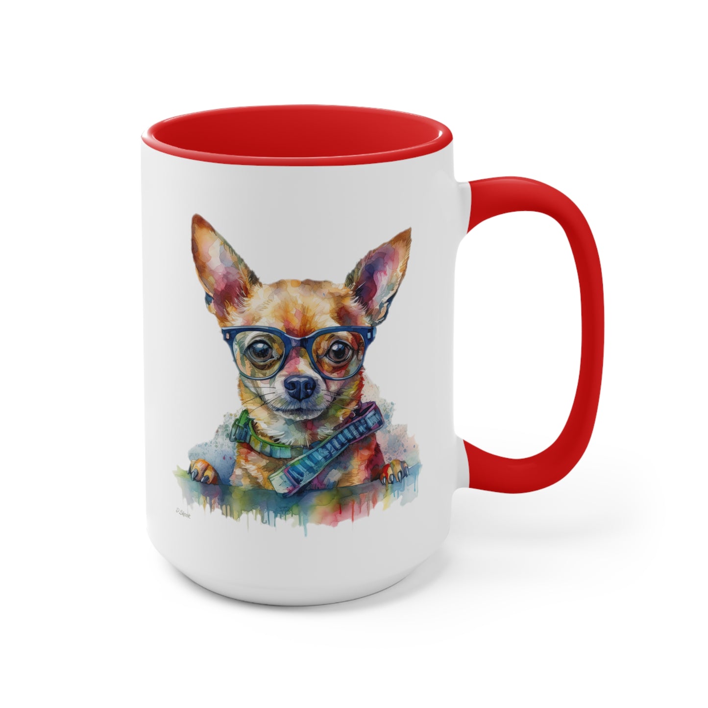 Chihuahua 4 Accent Mugs