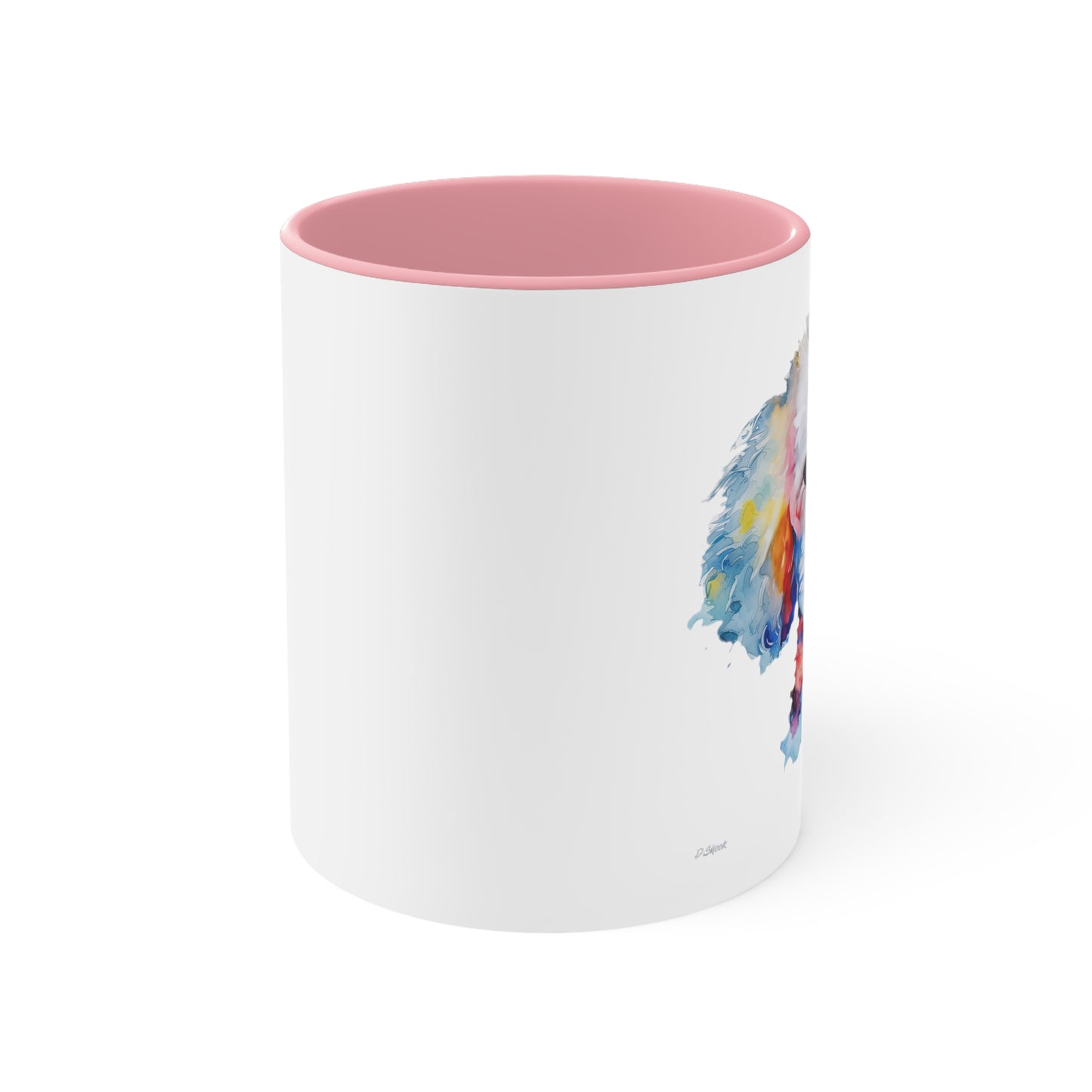 Poodle 8 Accent Mugs