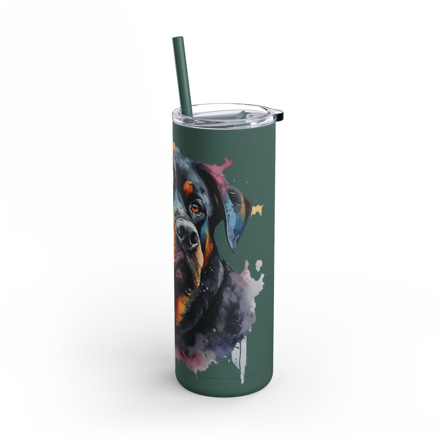 Rottweiler 3 Maars Maker Skinny Matte Tumbler, 20oz