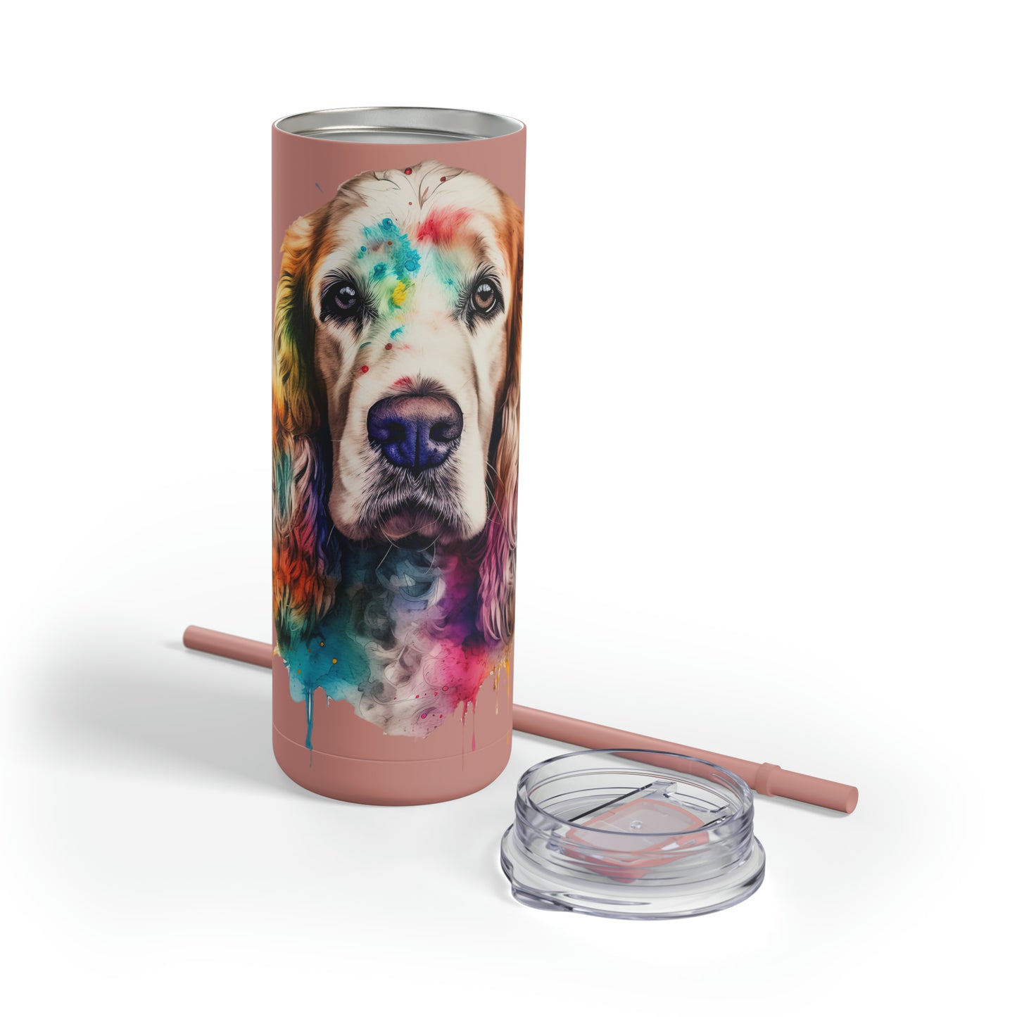 English Cocker Spaniel 2 Maars Maker Skinny Matte Tumbler, 20oz