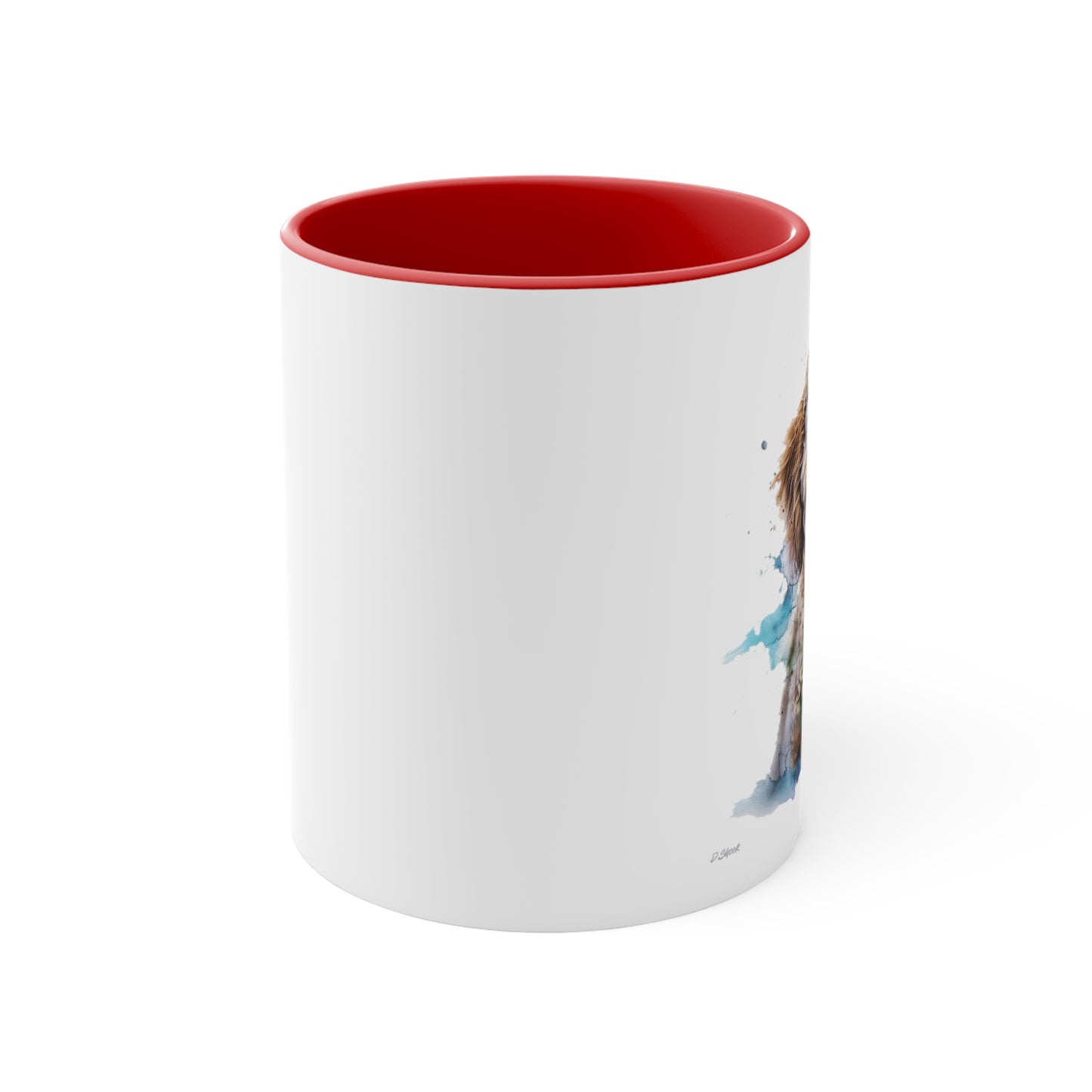 Mini Golden Doodle 3 Accent Mugs