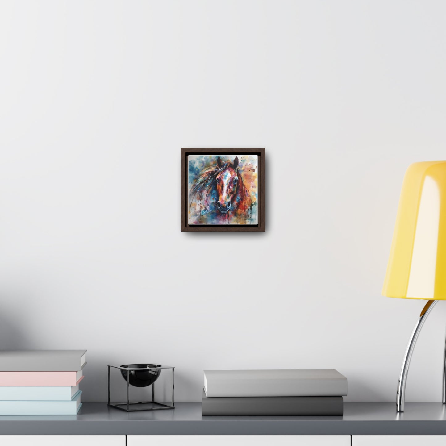 Horse Rescue 11 Gallery Canvas Wraps, Square Frame