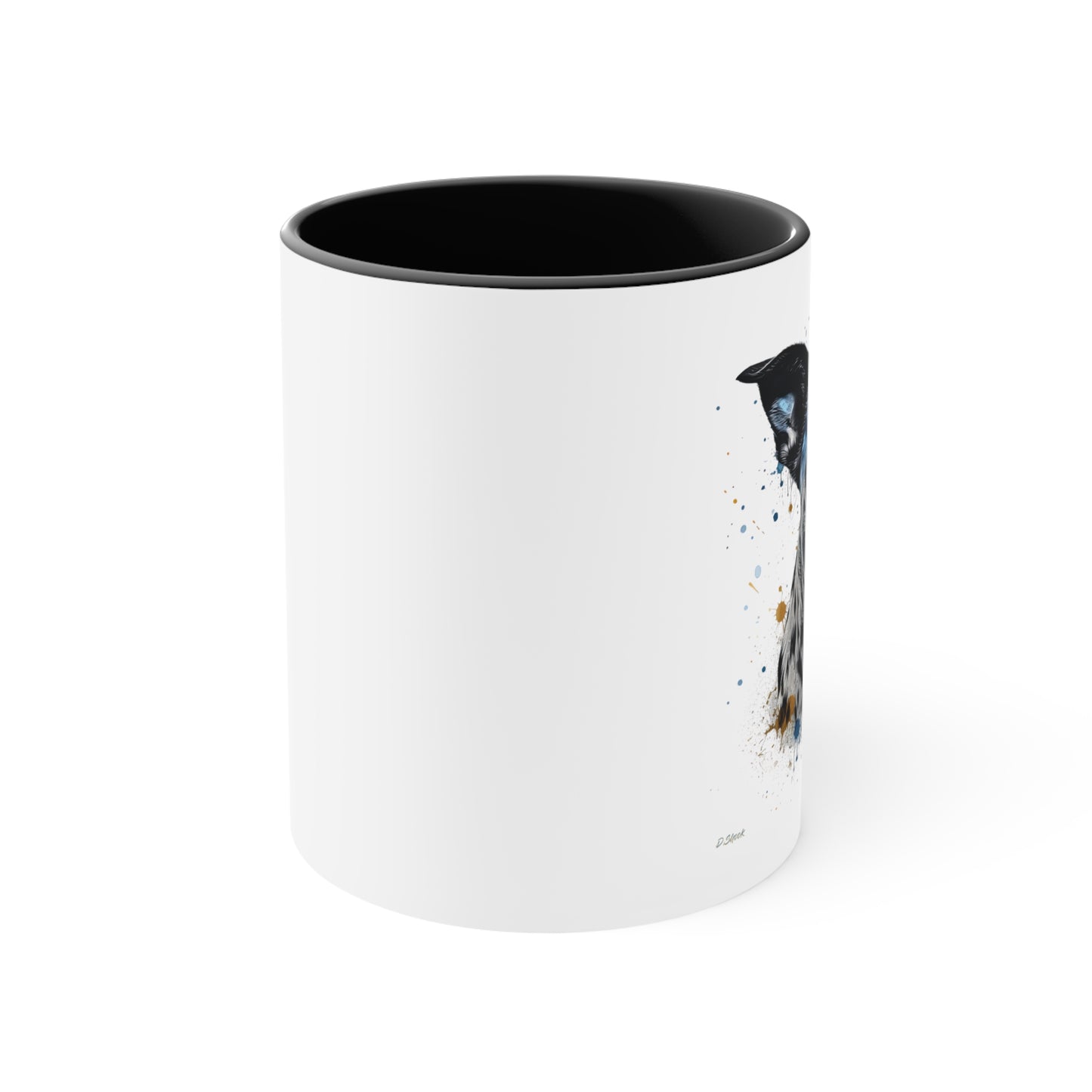 Blue Heeler 4 Accent Mugs