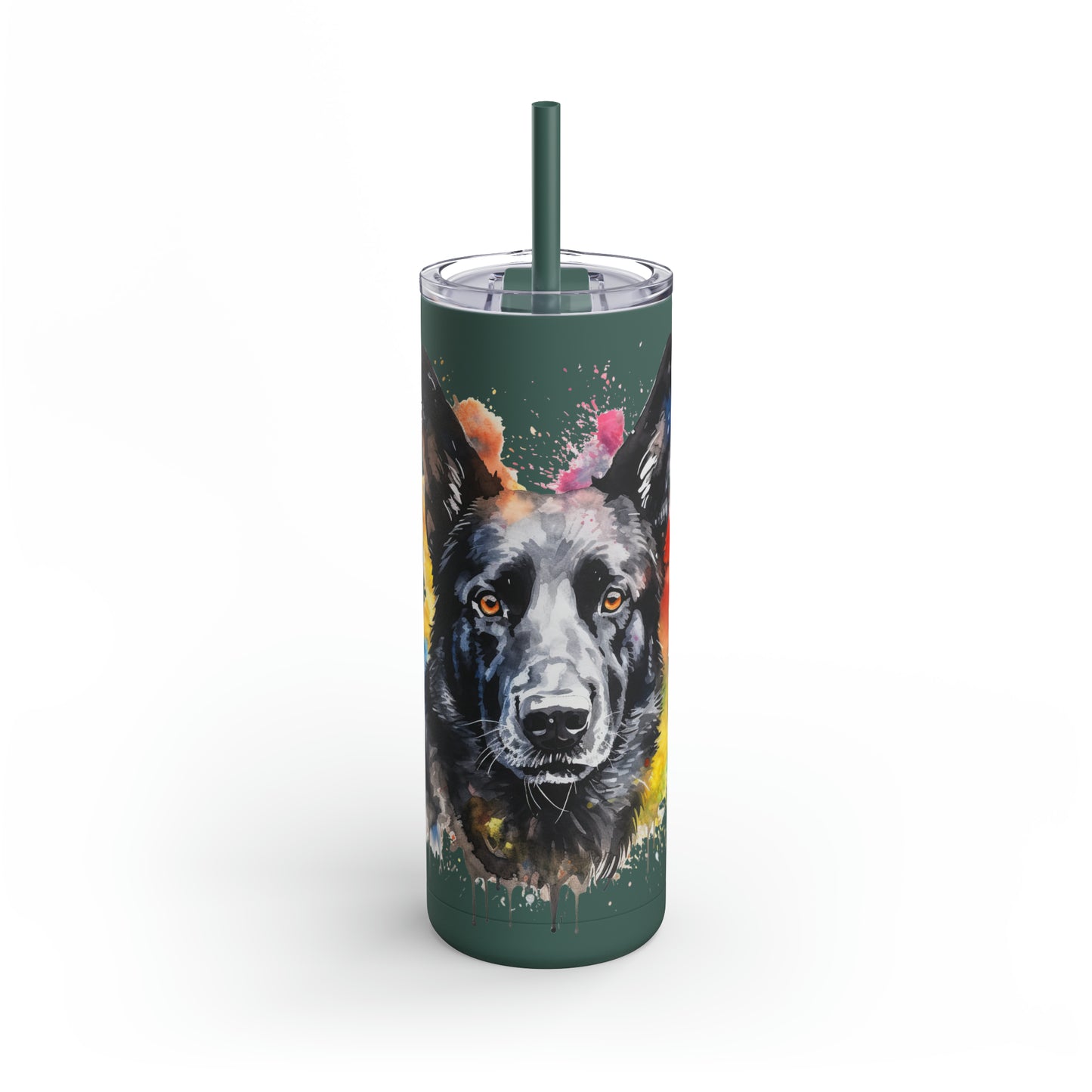 German Sheppard 21 Maars Maker Skinny Matte Tumbler, 20oz
