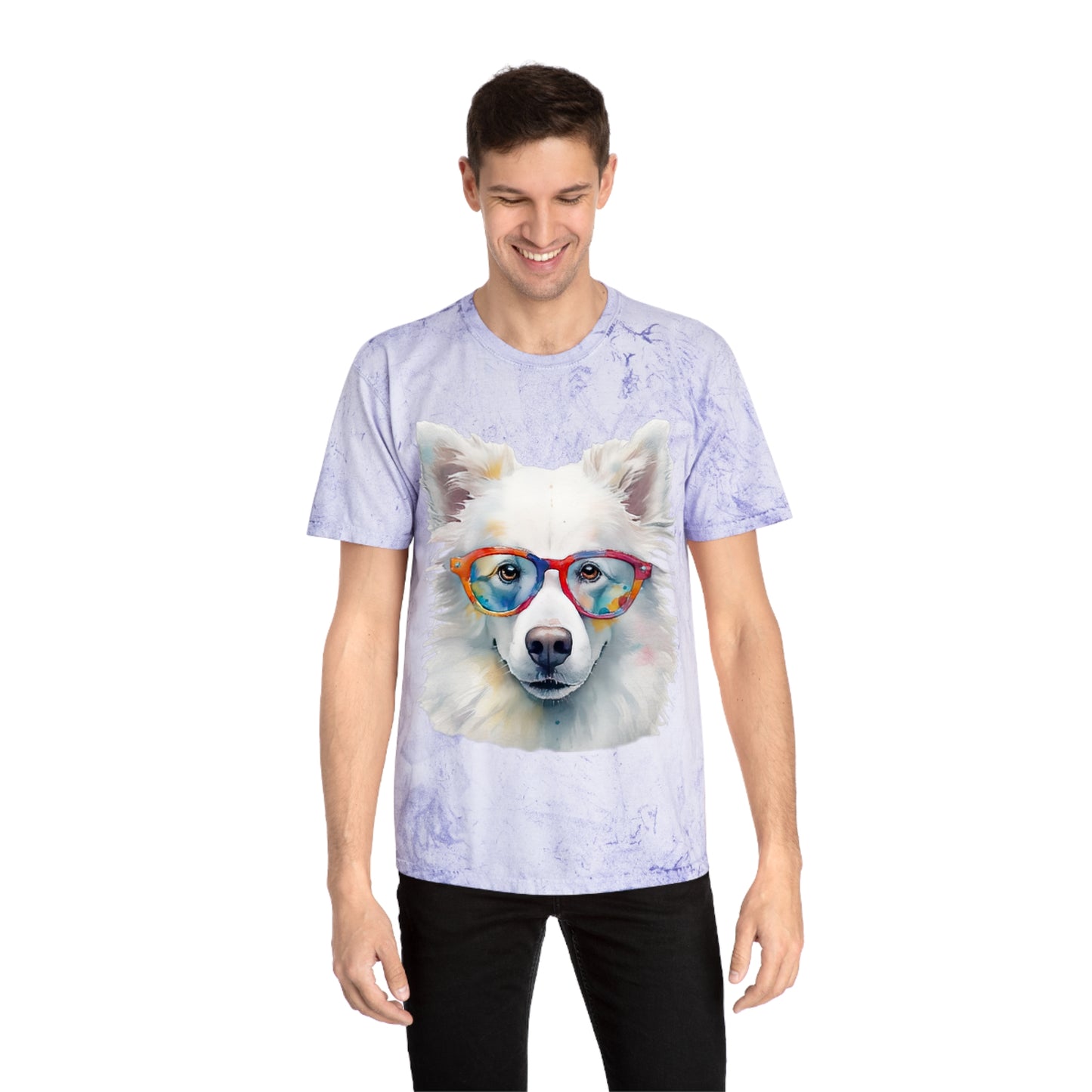 American Eskimo Dog 5 Unisex Color Blast T-Shirt