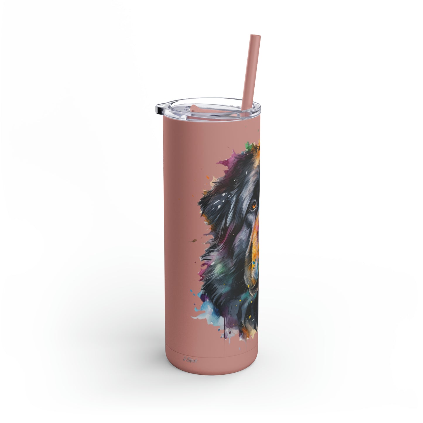Newfoundland Dog 2 Maars Maker Skinny Matte Tumbler, 20oz