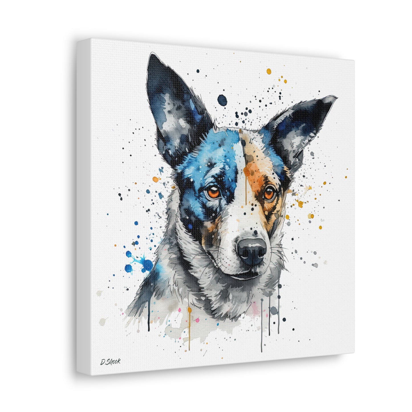Blue Heeler 1 Canvas Gallery Wraps