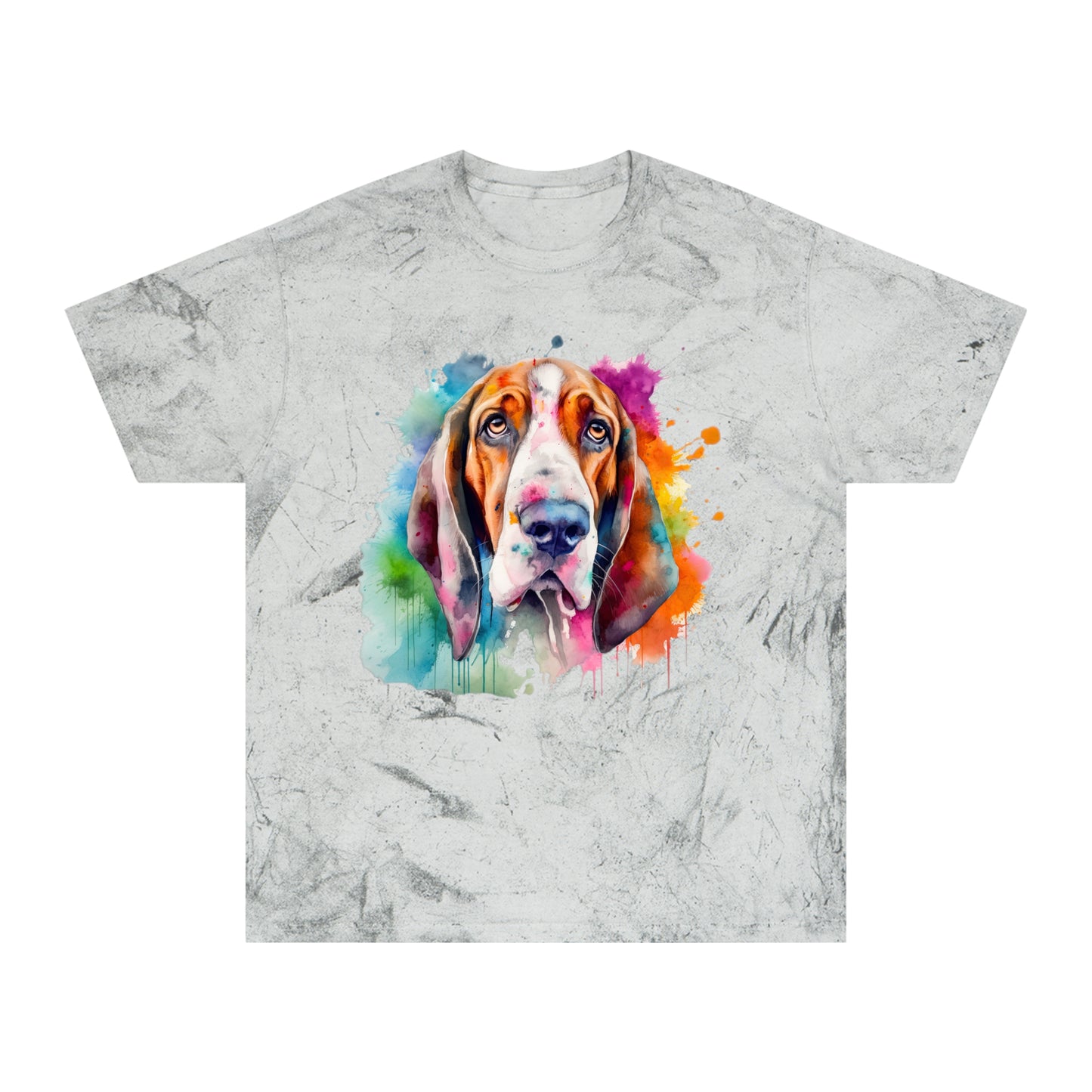 Basset Hound 3 Unisex Color Blast T-Shirt