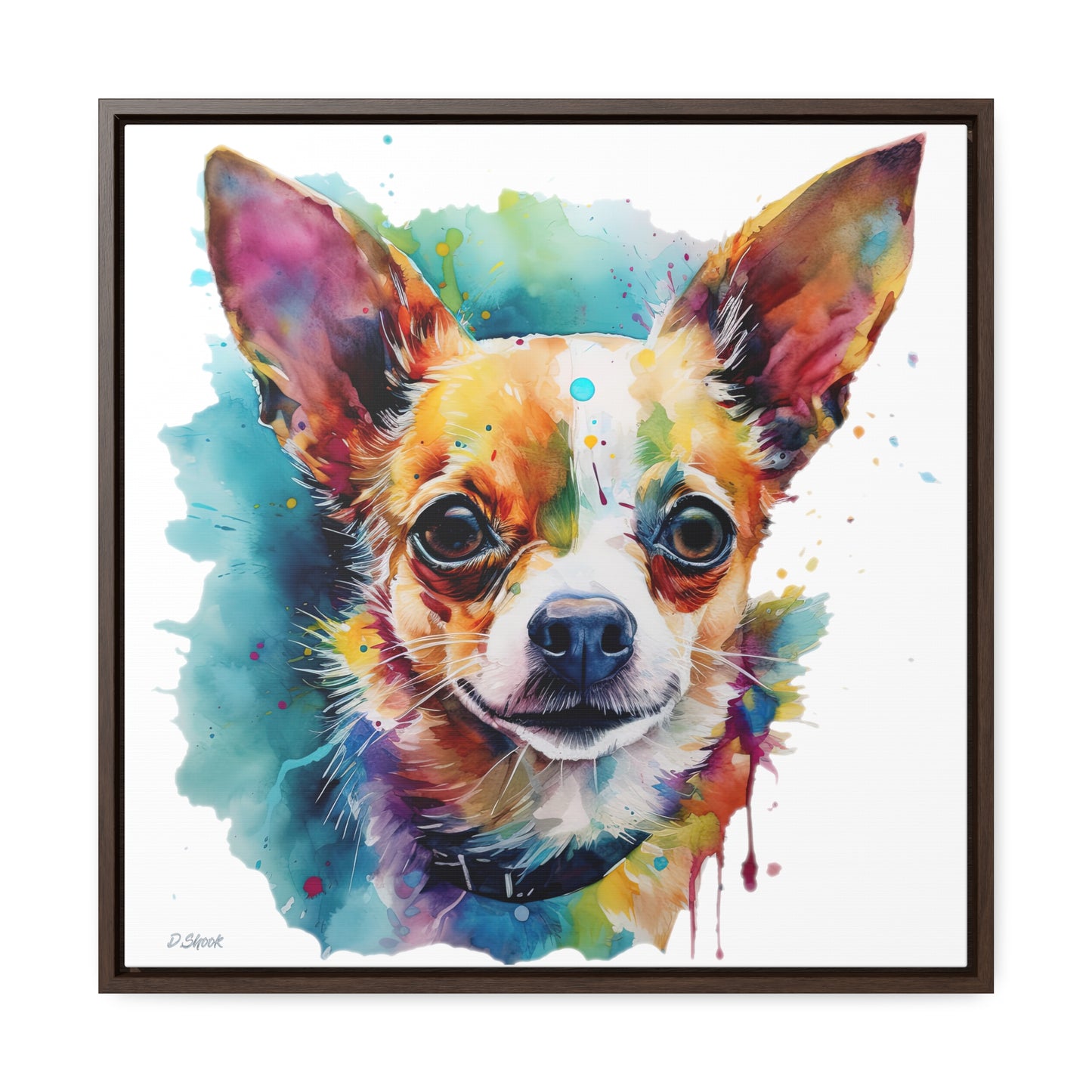 Chihuahua 1 Gallery Canvas Wraps, Square Frame