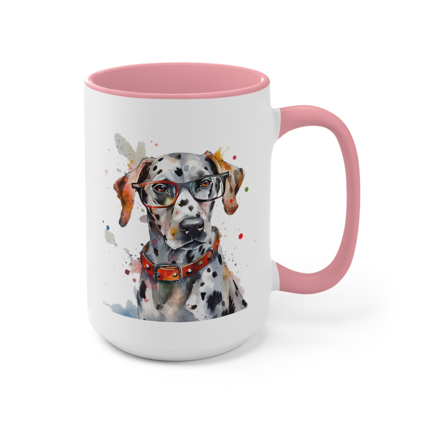 Dalmatian 3 Accent Mugs