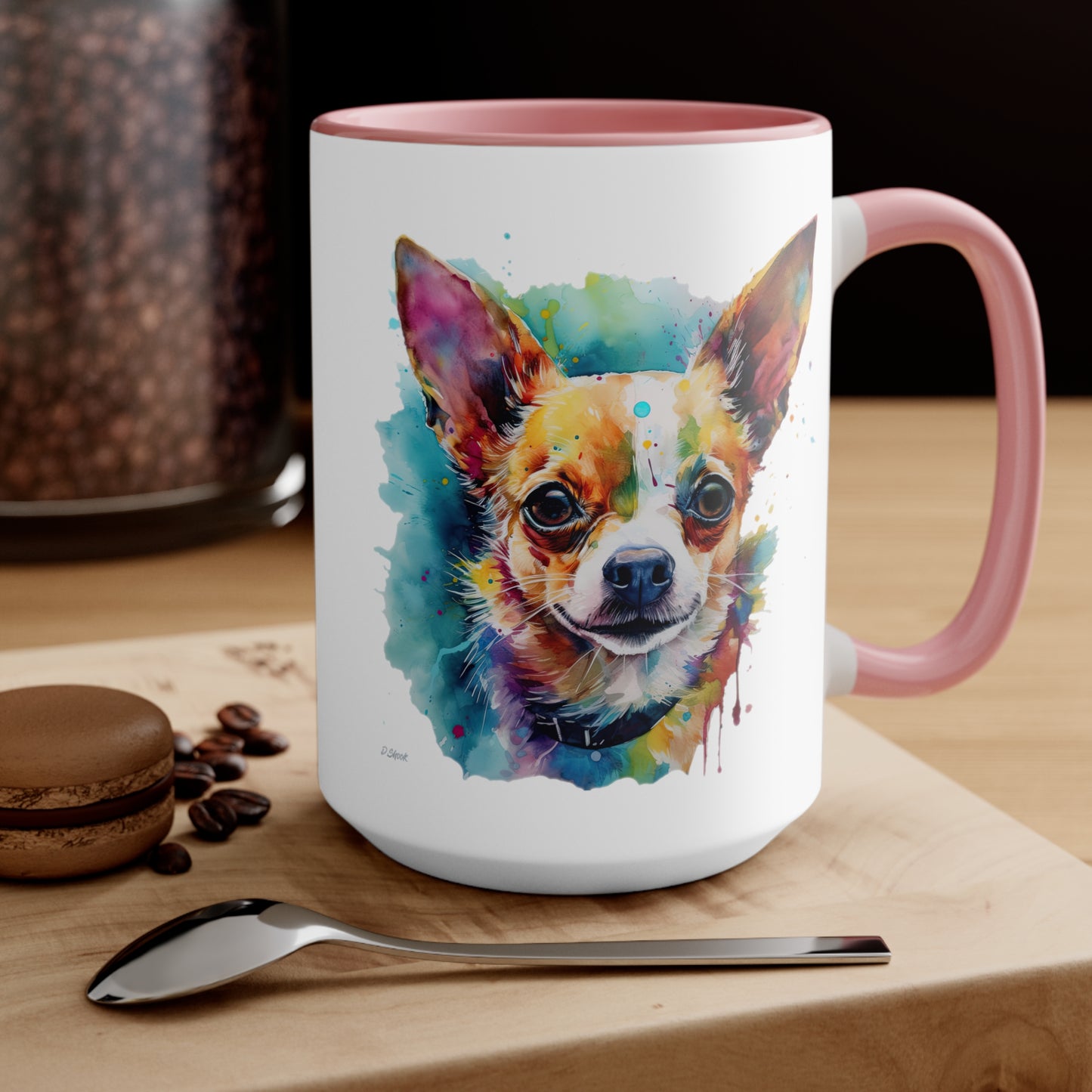 Chihuahua 1 Accent Mugs